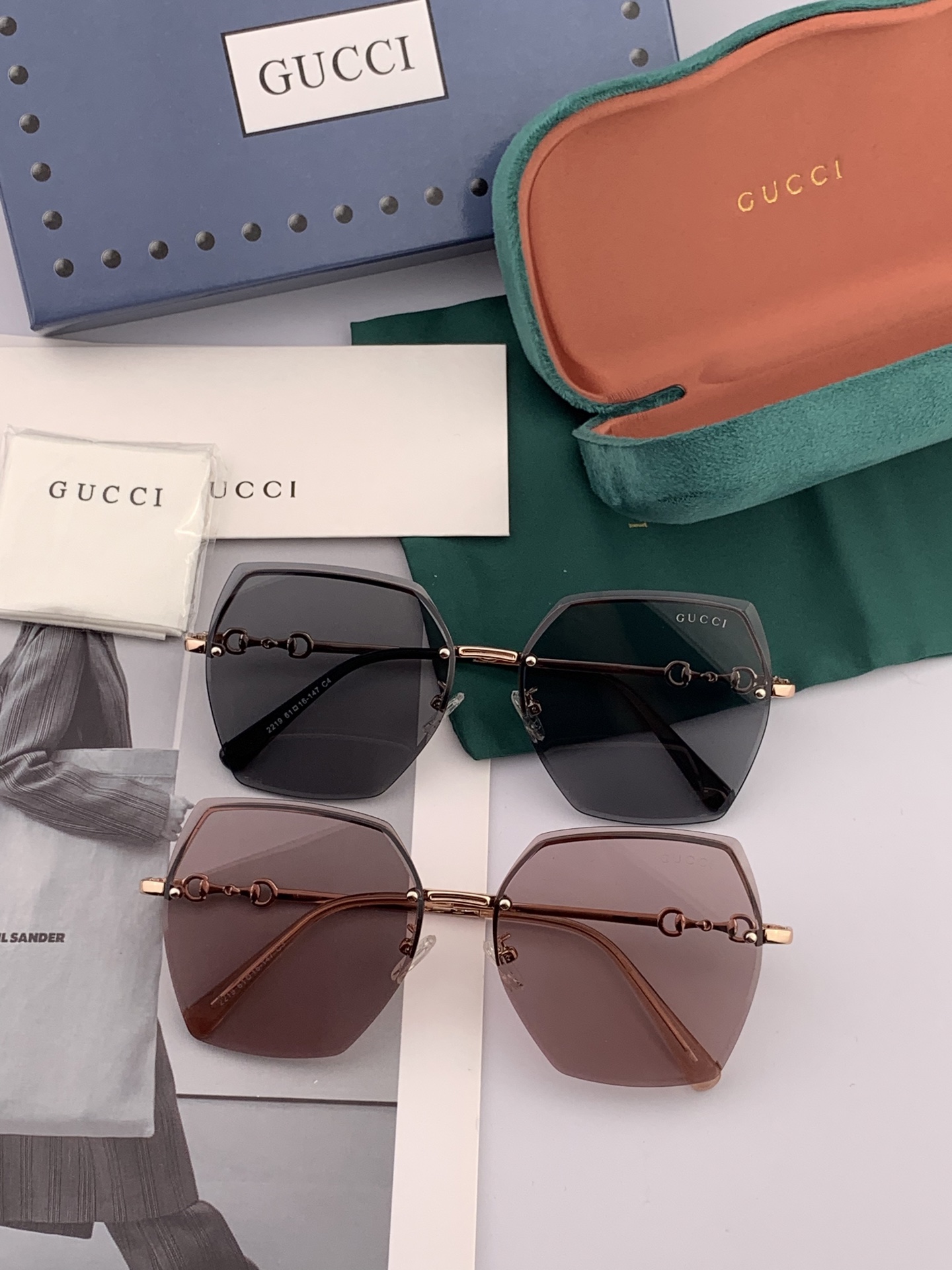  GUCCI-古驰意大利进口🇮🇹2025时尚潮流奢华装饰太阳眼镜 尼龙偏光高清太阳镜明星海报款 超高复杂