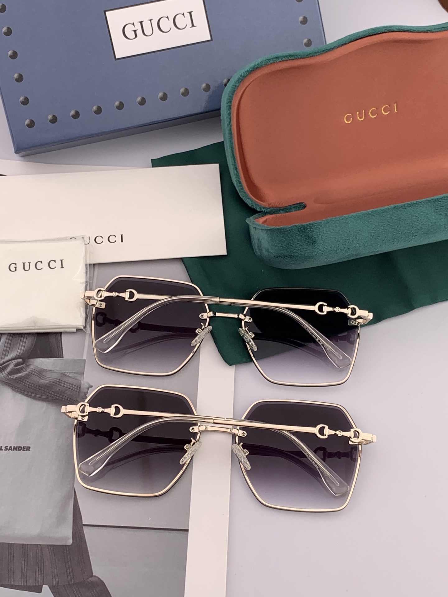  GUCCI-古驰意大利进口🇮🇹2025时尚潮流奢华装饰太阳眼镜 尼龙偏光高清太阳镜明星海报款 超高复杂