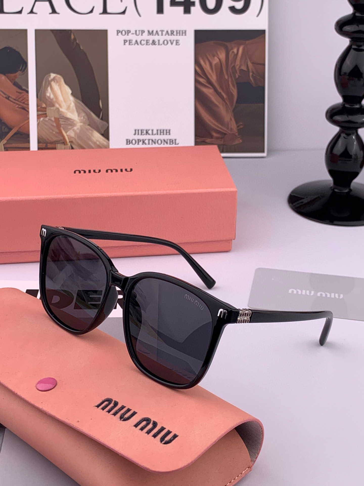   MIUMIU/缪缪🖇🖇2025🌟闪耀新款璀璨登台 ❤❤太阳镜潮品 精致个性设计简约时尚 专柜品质值得