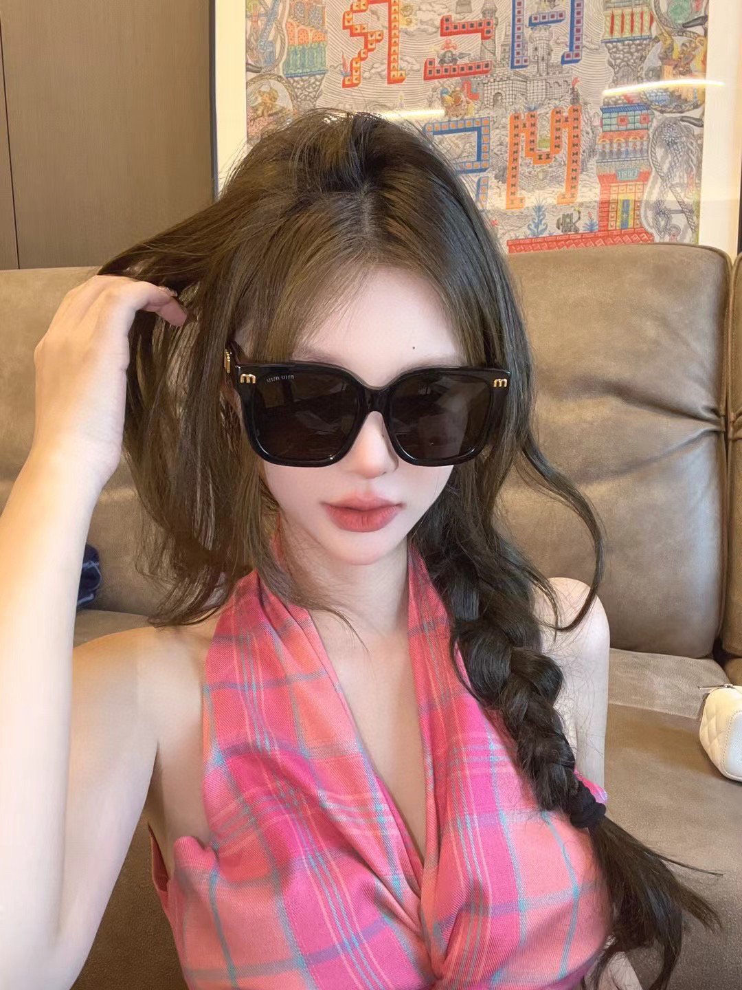   MIUMIU/缪缪🖇🖇2025🌟闪耀新款璀璨登台 ❤❤太阳镜潮品 精致个性设计简约时尚 专柜品质值得