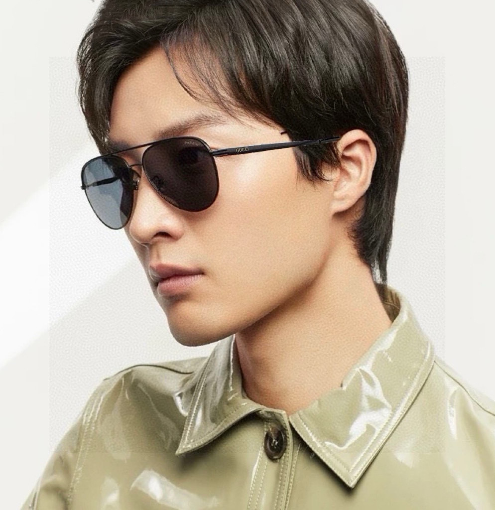  Gucci 。  高品质男女款墨镜   👍 进口宝丽来偏光镜片  。蛤蟆镜 开车钓鱼都可 。百搭显瘦