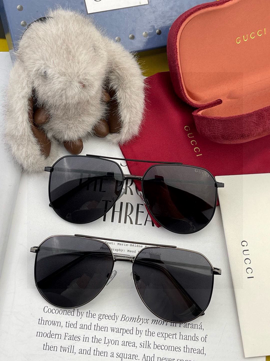   Gucci 。  高品质男女款墨镜   👍 进口宝丽来偏光镜片  。蛤蟆镜 开车钓鱼都可 。百搭显瘦