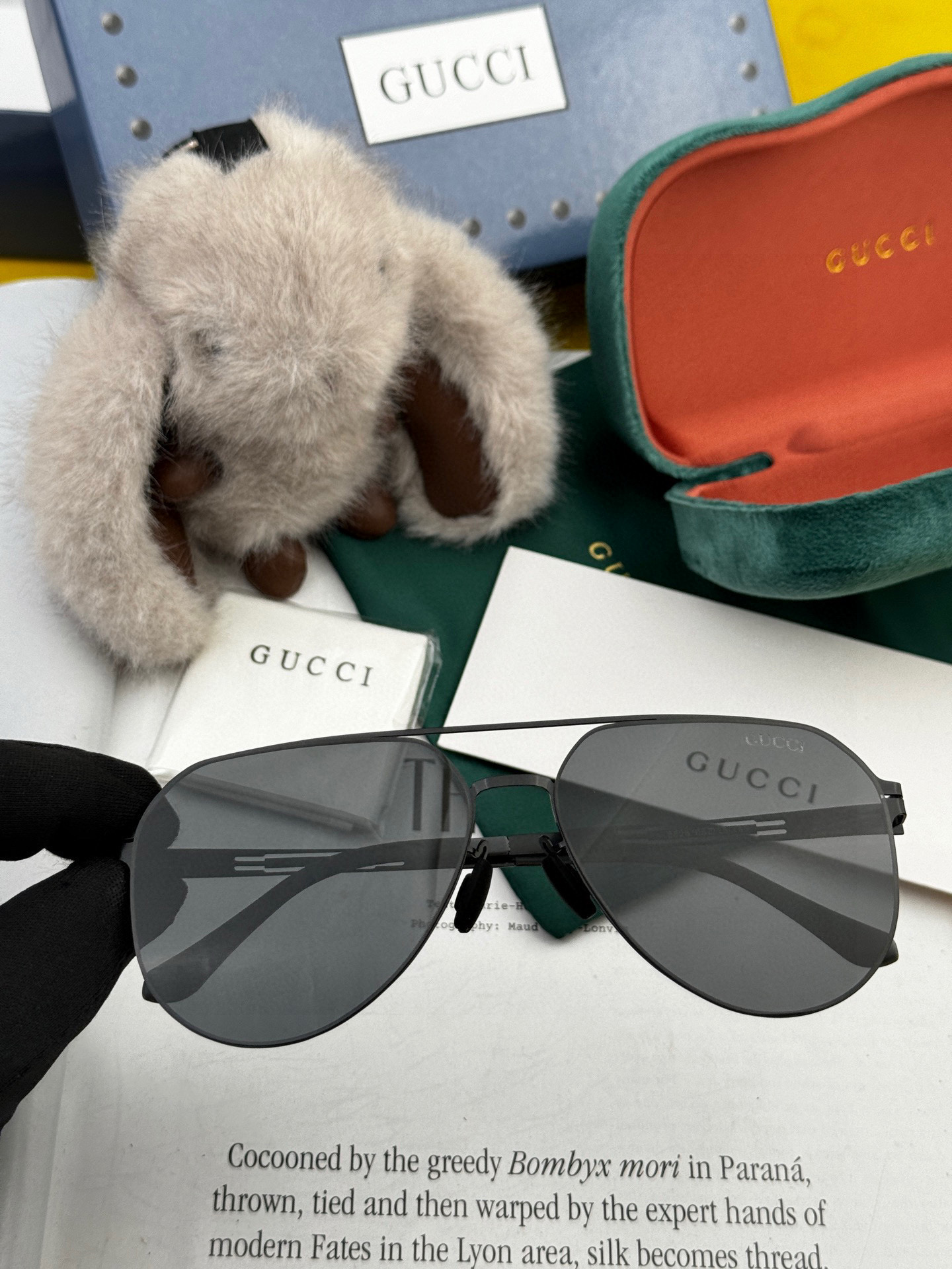 ♦️ GUCCI 2025新款男女情侣款太阳镜多边形墨镜iP电镀永不褪色 超轻超有弹性整幅眼镜无螺丝重要
