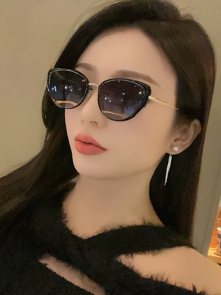  🔺 【GUCCI-偏光太阳镜】2025开春新款 潮流爆款 时尚圆框偏光太阳镜 高品质 佩戴舒适 网红潮