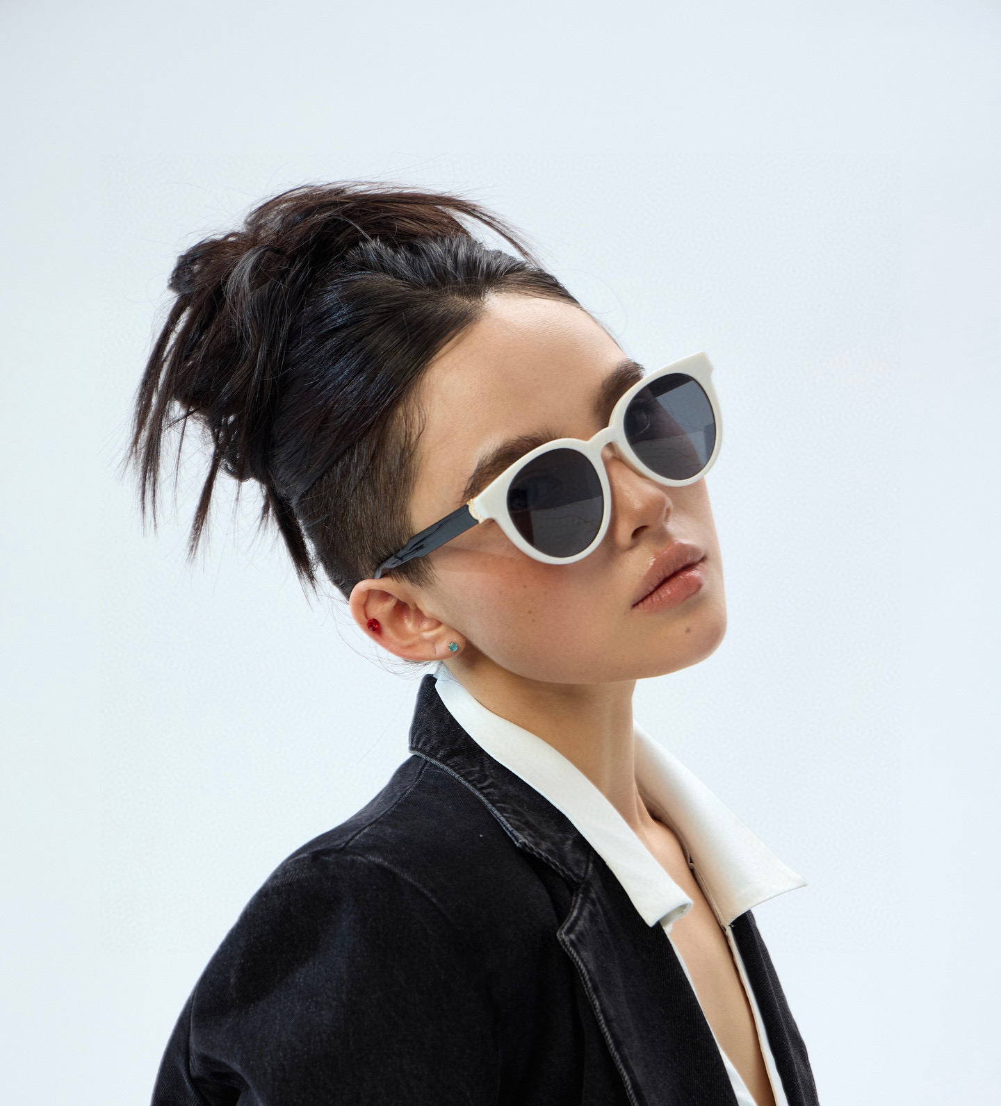 👑 【新款】🕶🔝🔝🔝🎁🎁🎁时尚百搭 超显脸小 佩戴舒适品牌Ysl 圣罗兰 💎  材质  加厚偏光镜片型号
