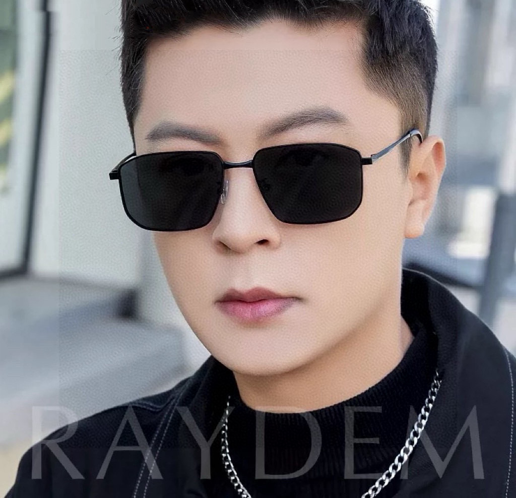         GUCCI 男款炫彩飞行员偏光太阳镜 ❤️材质：高清尼龙加厚卡槽高清偏光镜片 🌹无边框镜