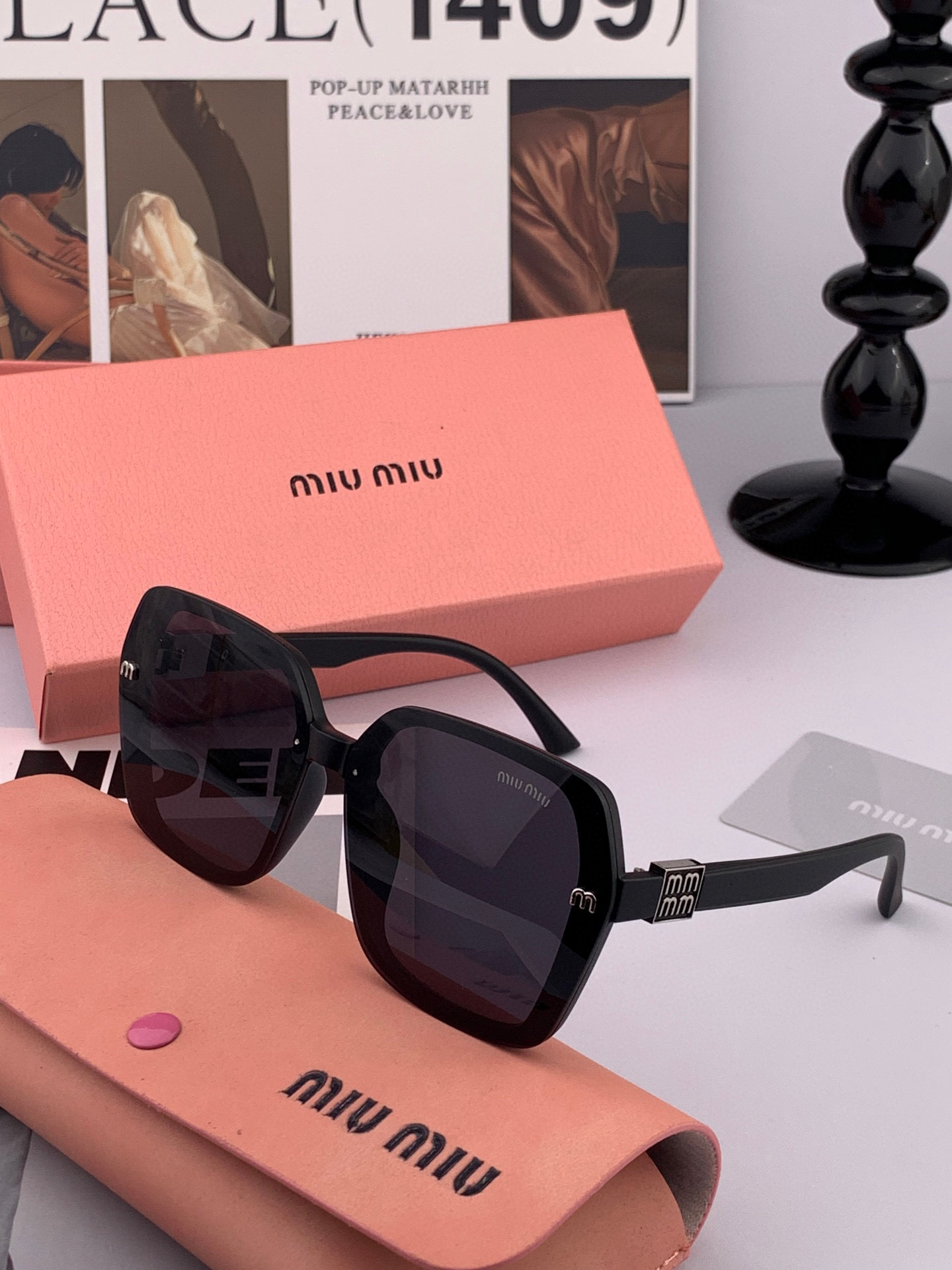   MIUMIU/缪缪🖇🖇2025开春新款🌟闪耀新款璀璨登台 ❤❤太阳镜潮品 精致个性设计简约时尚 专柜