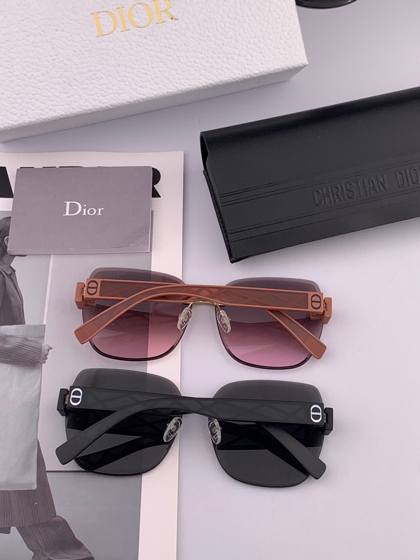  🔺 【DIOR-迪奥尼龙偏光太阳镜】2025开春新款 潮流爆款 时尚方框偏光太阳镜 高品质 佩戴舒适 