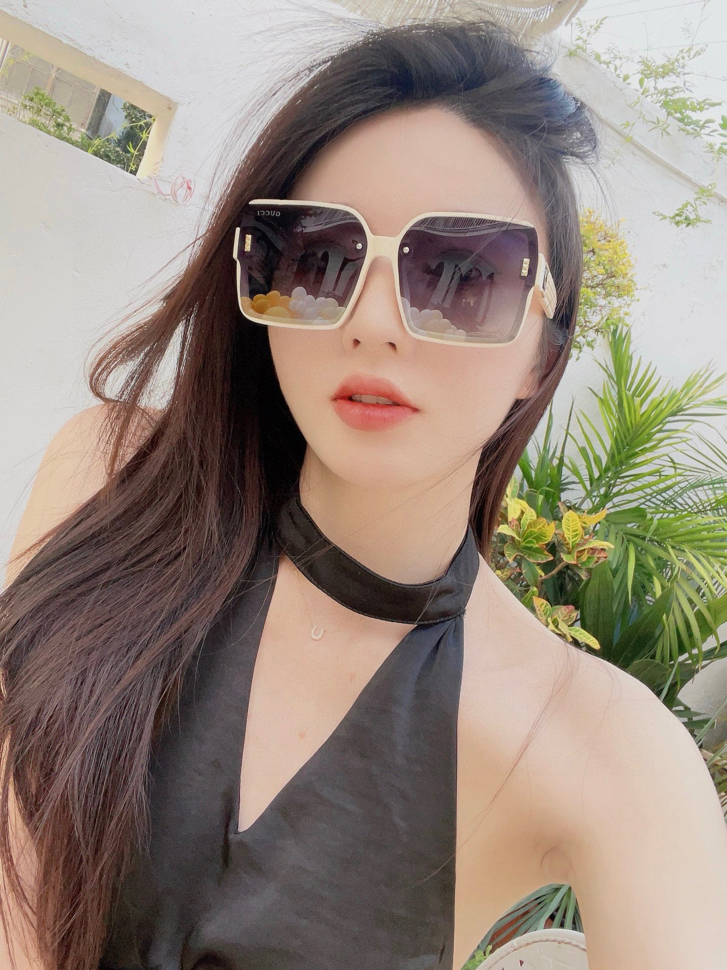  2025新款！新款出货！
女士高清加厚偏光太阳镜🕶️ 🎉💍新款GUCCI偏光太阳镜得意开车驾驶镜时尚墨