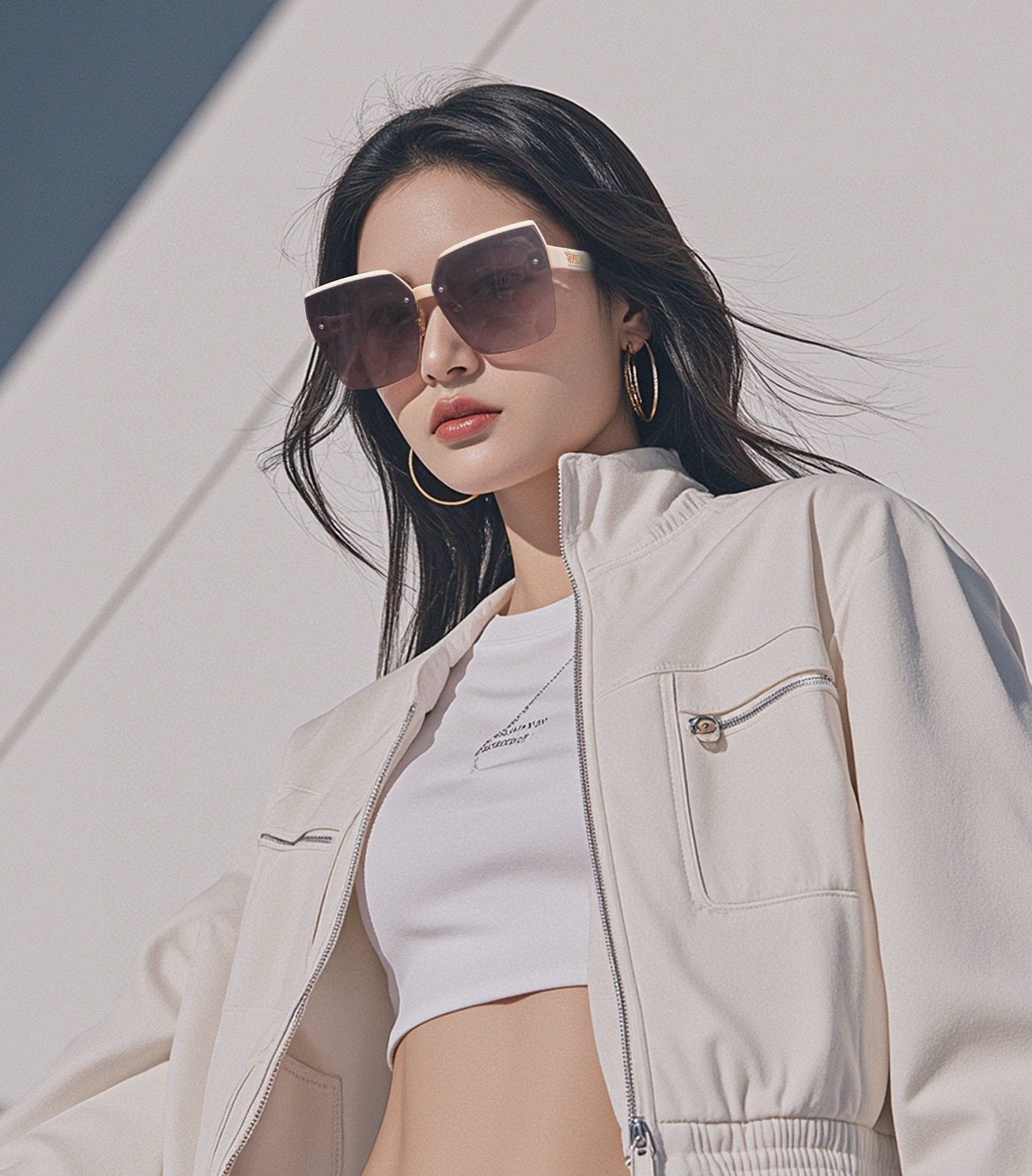  【CHANEL】香奈儿 2025新款潮流爆款 时尚方框太阳镜 佩戴舒适 网红潮款墨镜  女士高清加厚偏