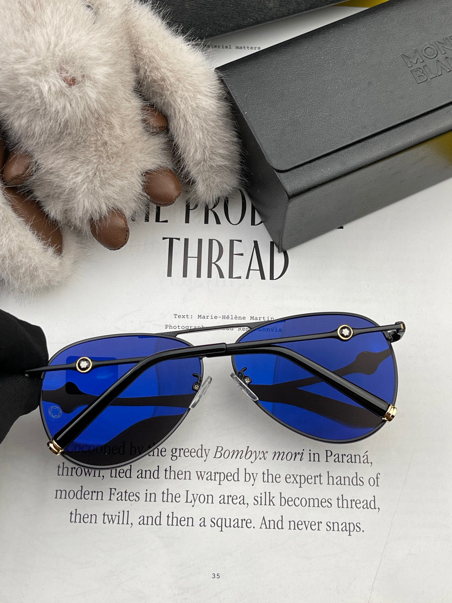  💥Montblanc/万宝龙最新款太阳眼镜🕶️男士商务开车墨镜 型号：W99