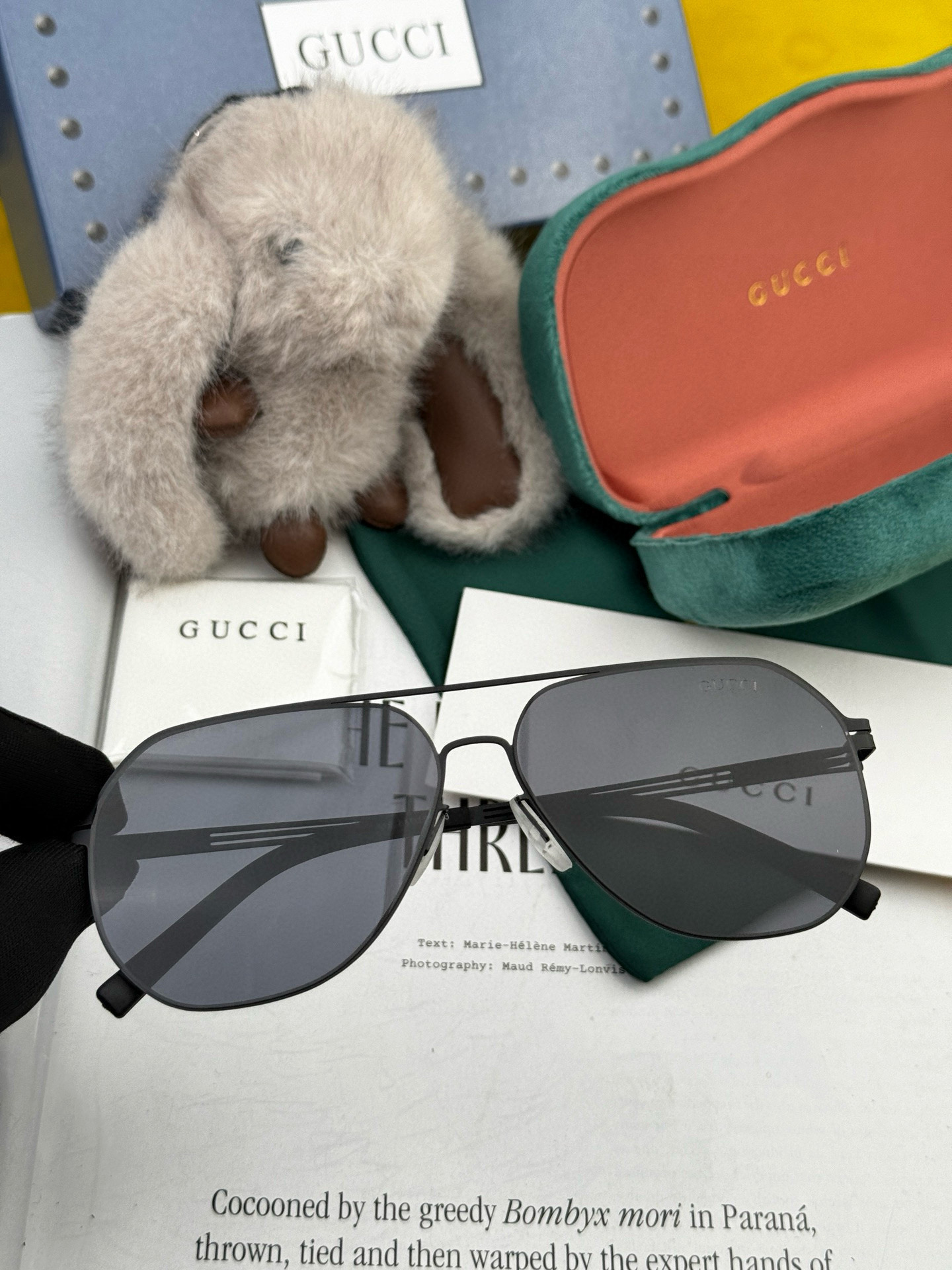 ♦️ GUCCI 2025新款男女情侣款太阳镜多边形墨镜iP电镀永不褪色 超轻超有弹性整幅眼镜无螺丝重要