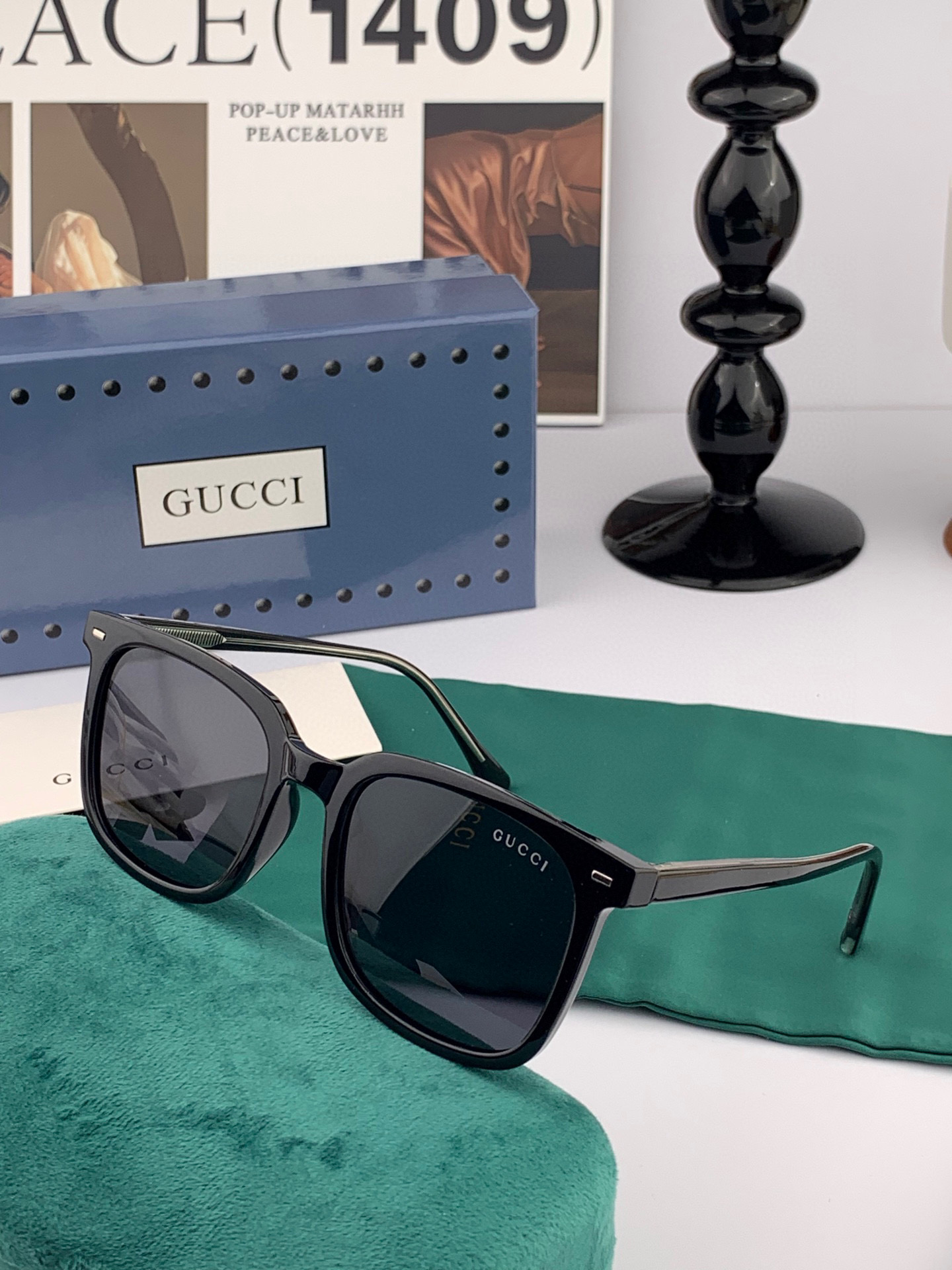  🔺GUCCI🔻古驰 GG圆框太阳镜 完美品质 🎓独特设计  适合各种脸型 亮相时装周 超时尚百搭 实物