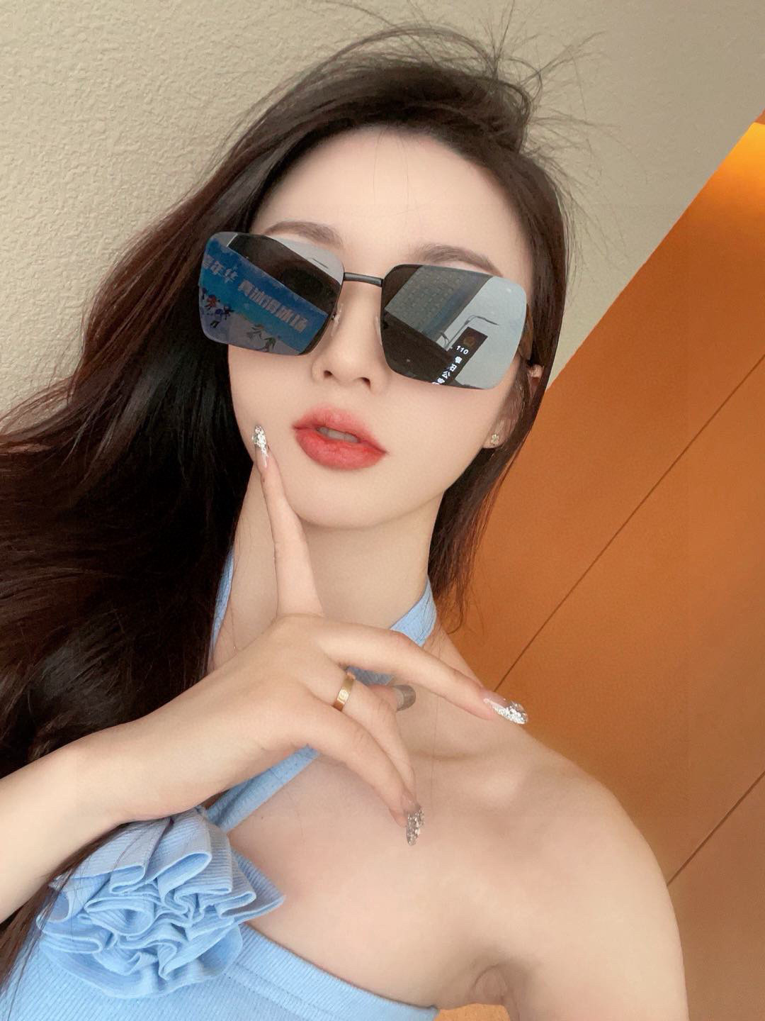 🔺 【香奈儿-尼龙偏光太阳镜】2025开春新款 潮流爆款 时尚尼龙偏光太阳镜 高品质 佩戴舒适 网红潮款