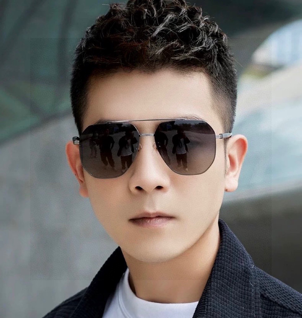         GUCCI 男款炫彩飞行员偏光太阳镜 ❤️材质：高清尼龙加厚卡槽高清偏光镜片 🌹无边框镜