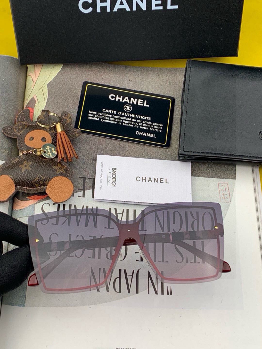  CHANE 香奈儿🌋☔️时尚无框太阳镜镜片 顶级奢侈品强 高品质胜利亲亲🍦🍨 得意 气质非凡😄 🍫🍪女