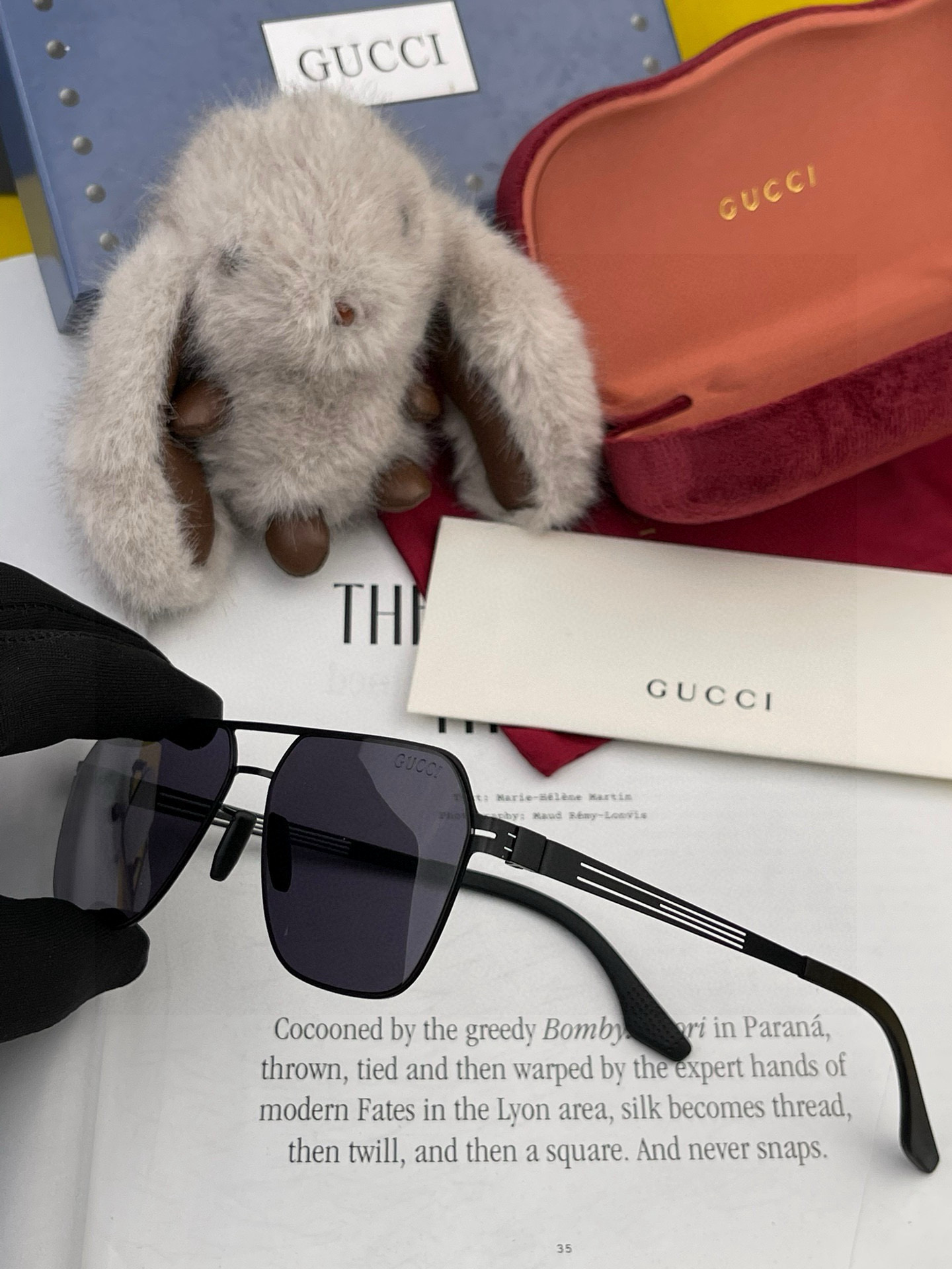 ♦️GUCCI 2025新款男女情侣款太阳镜多边形墨镜iP电镀永不褪色 超轻超有弹性整幅眼镜无螺丝重要的