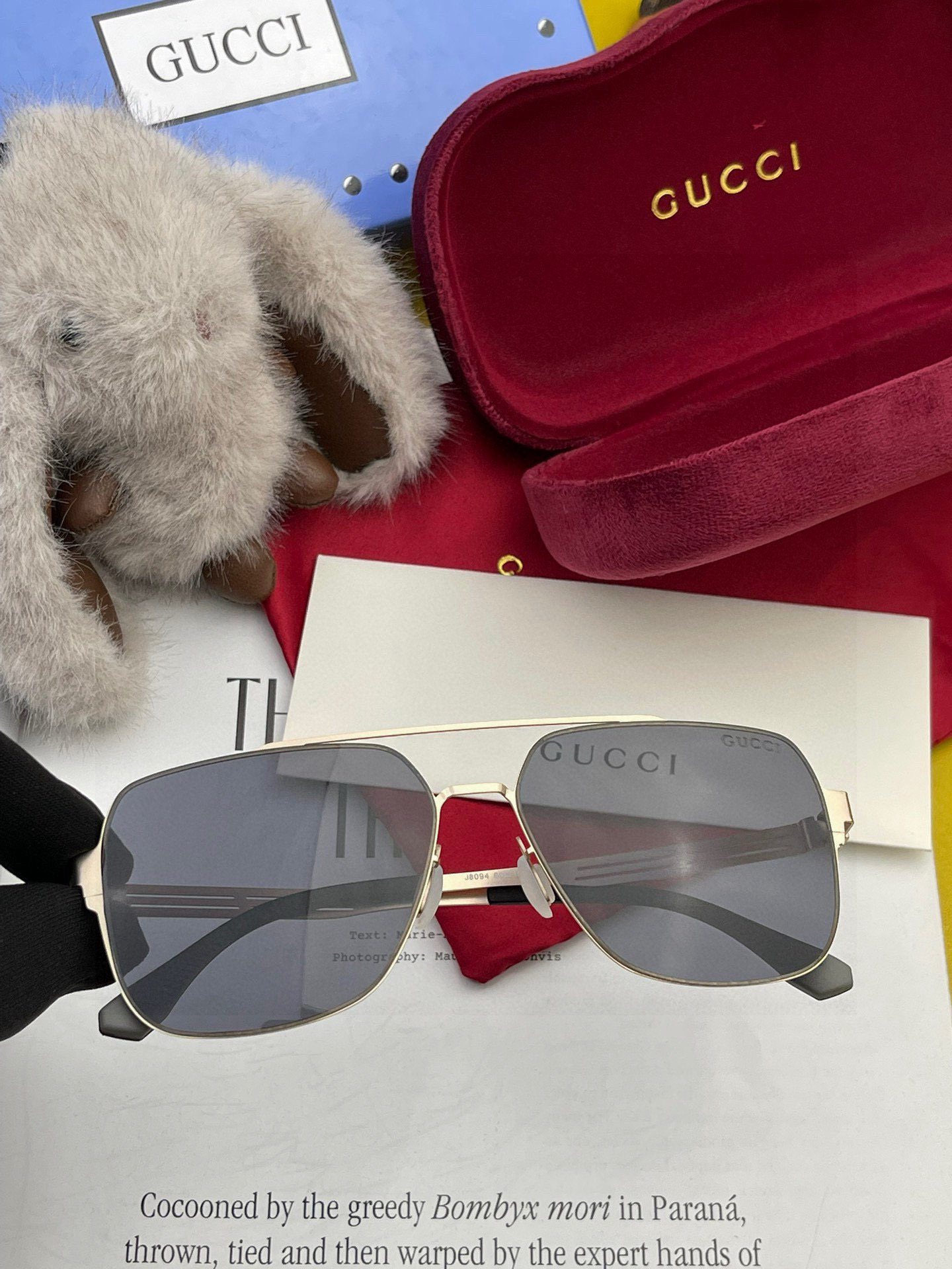 ♦️ GUCCI 2025新款男女情侣款太阳镜多边形墨镜iP电镀永不褪色 超轻超有弹性整幅眼镜无螺丝重要