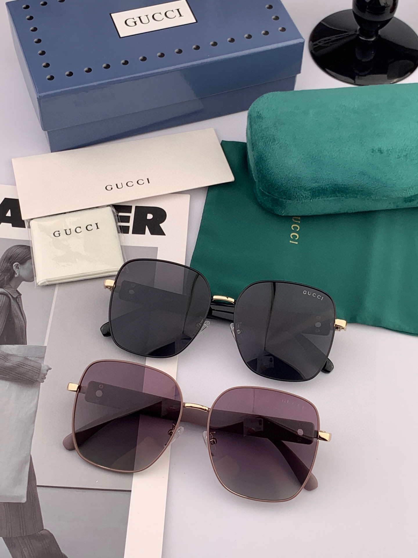  🔺GUCCI🔻古驰 GG圆框太阳镜 完美品质 🎓独特设计  适合各种脸型 亮相时装周 超时尚百搭 实物