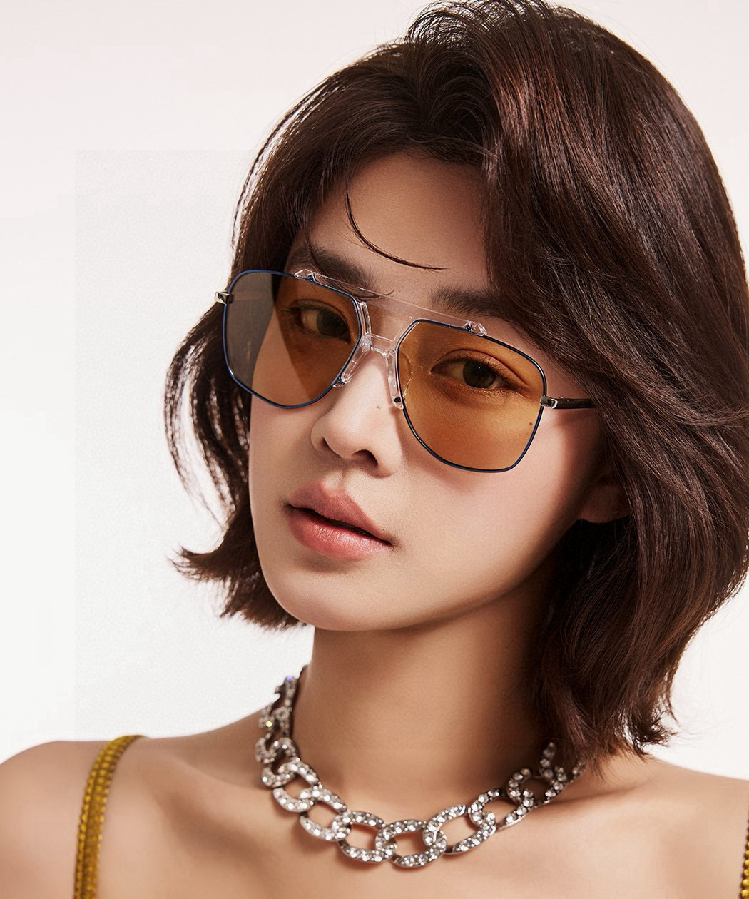 🔺 【GUCCI】2025开春新款 潮流爆款 时尚方框偏光太阳镜 高品质 佩戴舒适 网红潮款墨镜 女士高