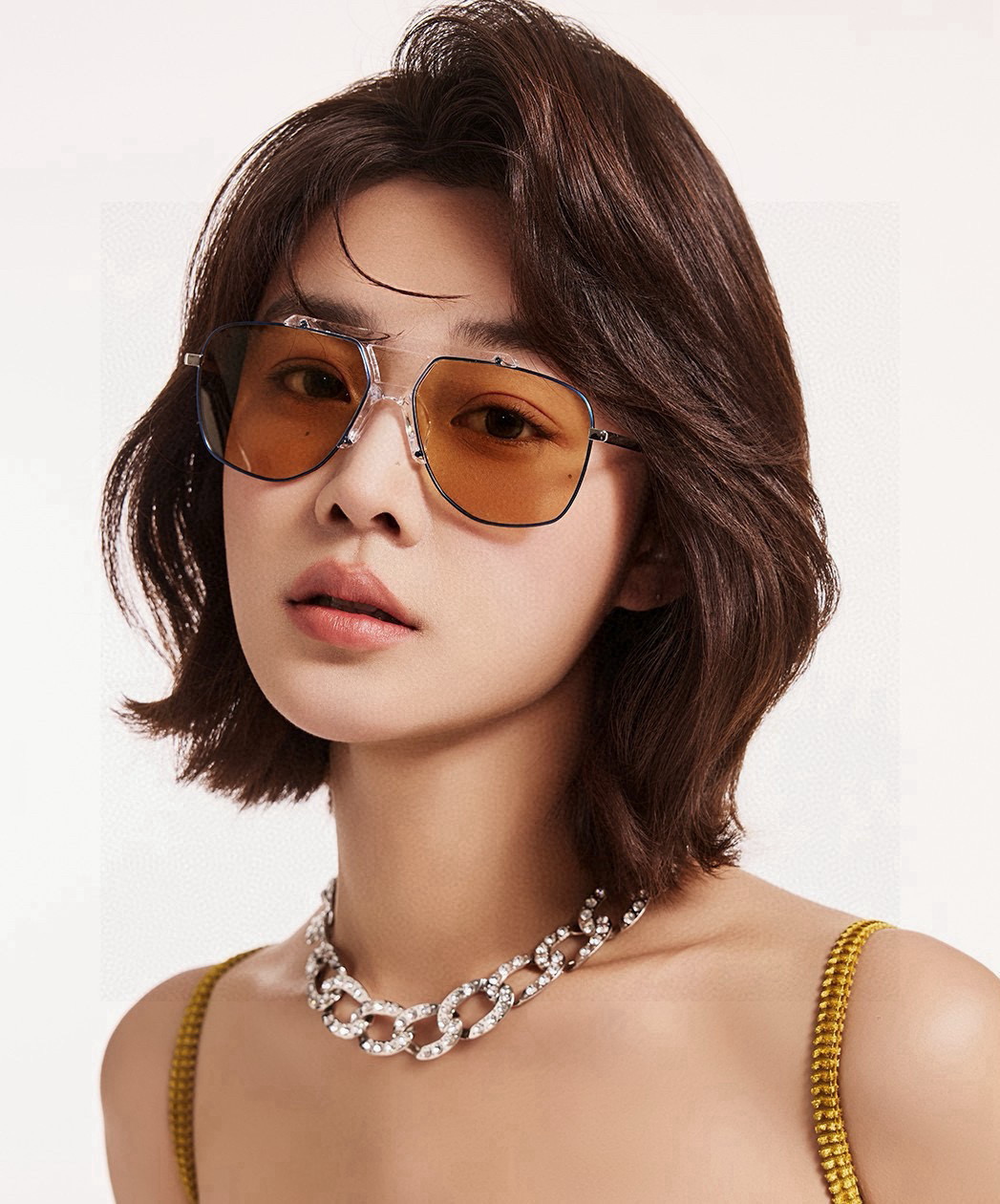 🔺 【GUCCI】2025开春新款 潮流爆款 时尚方框偏光太阳镜 高品质 佩戴舒适 网红潮款墨镜 女士高