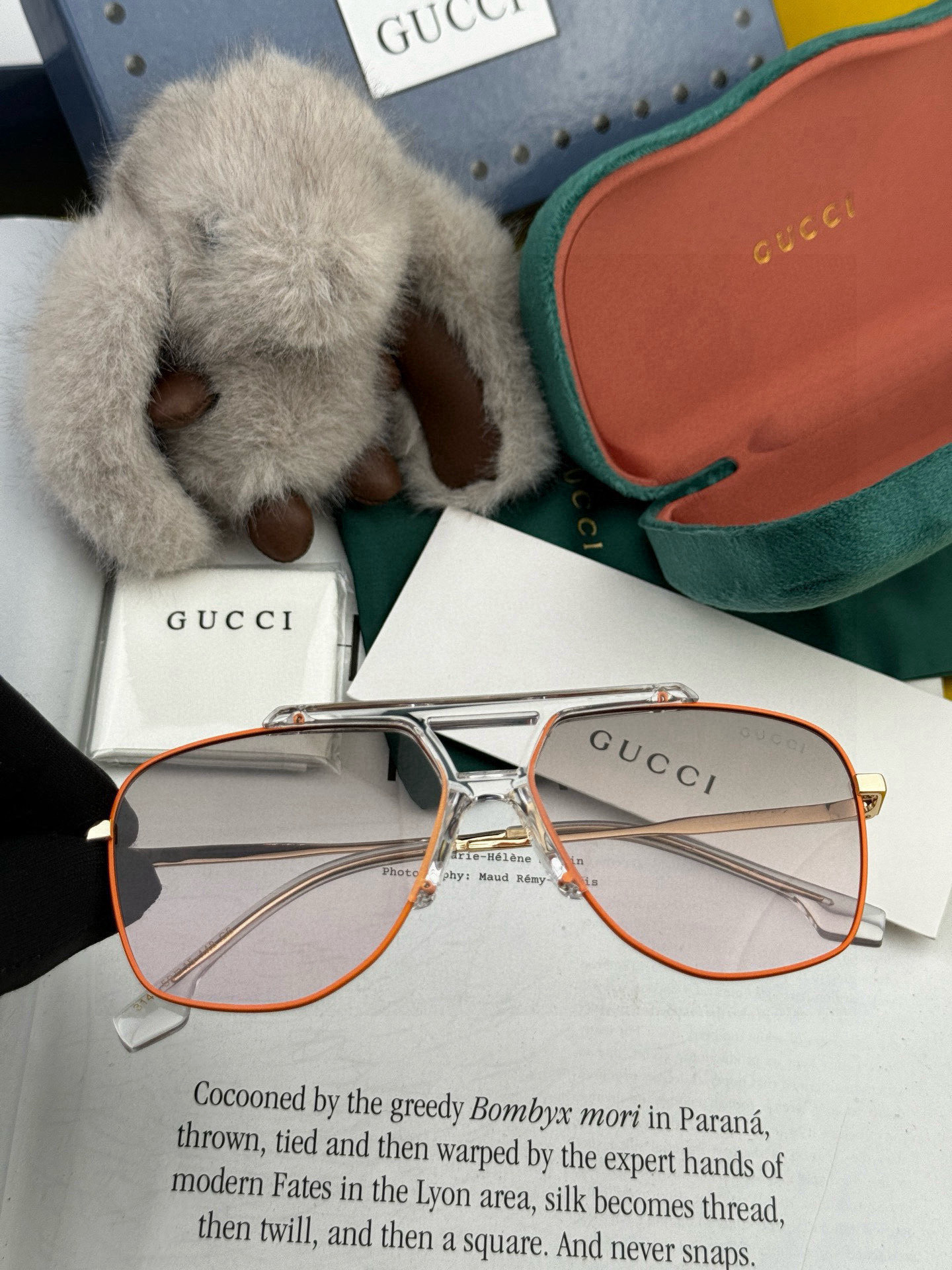 🔺 【GUCCI】2025开春新款 潮流爆款 时尚方框偏光太阳镜 高品质 佩戴舒适 网红潮款墨镜 女士高