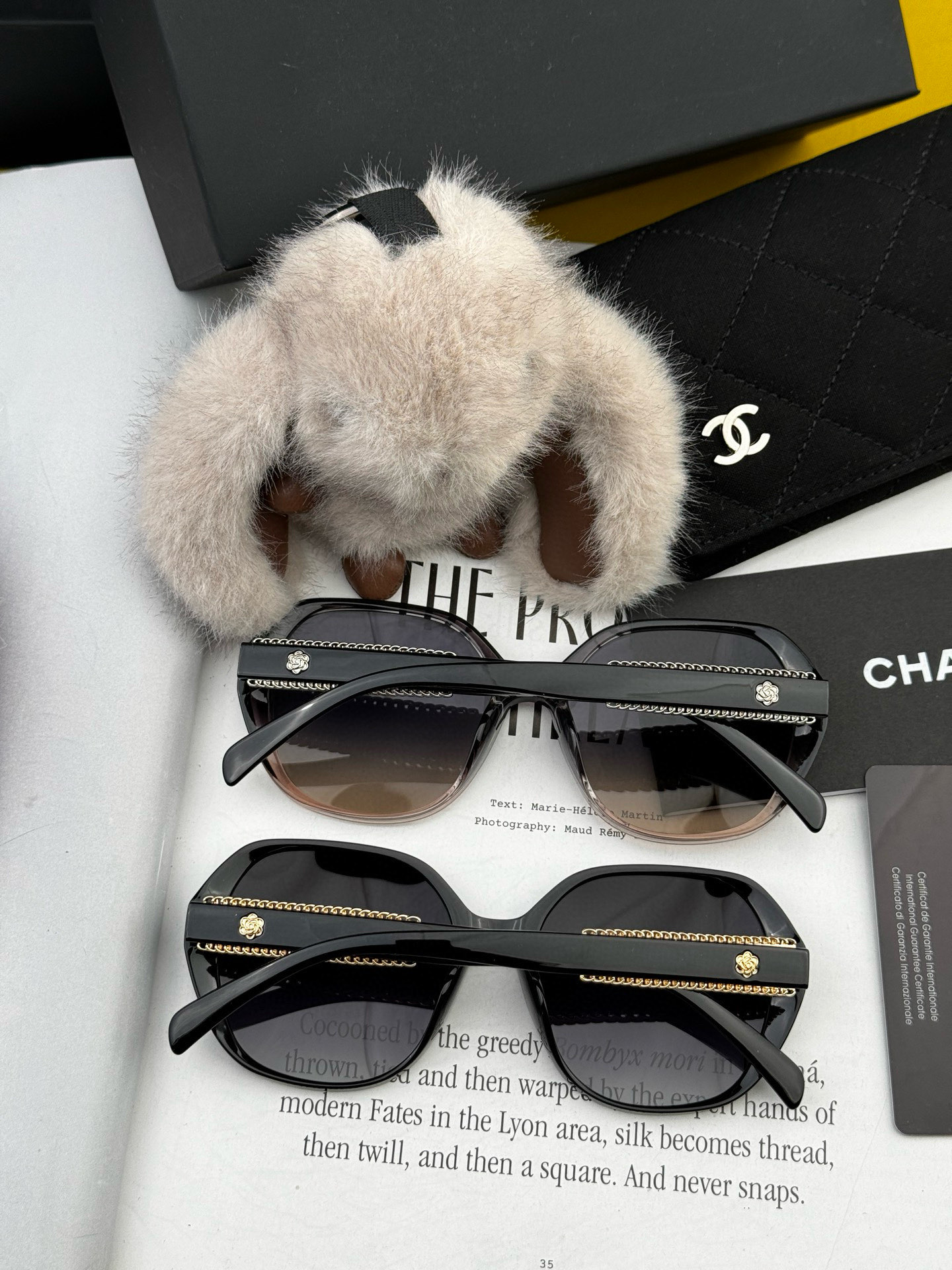  【CHANEL】香奈儿 2025新款山茶花潮流爆款 时尚圆框高清偏光太阳镜 佩戴舒适 网红潮款墨镜  