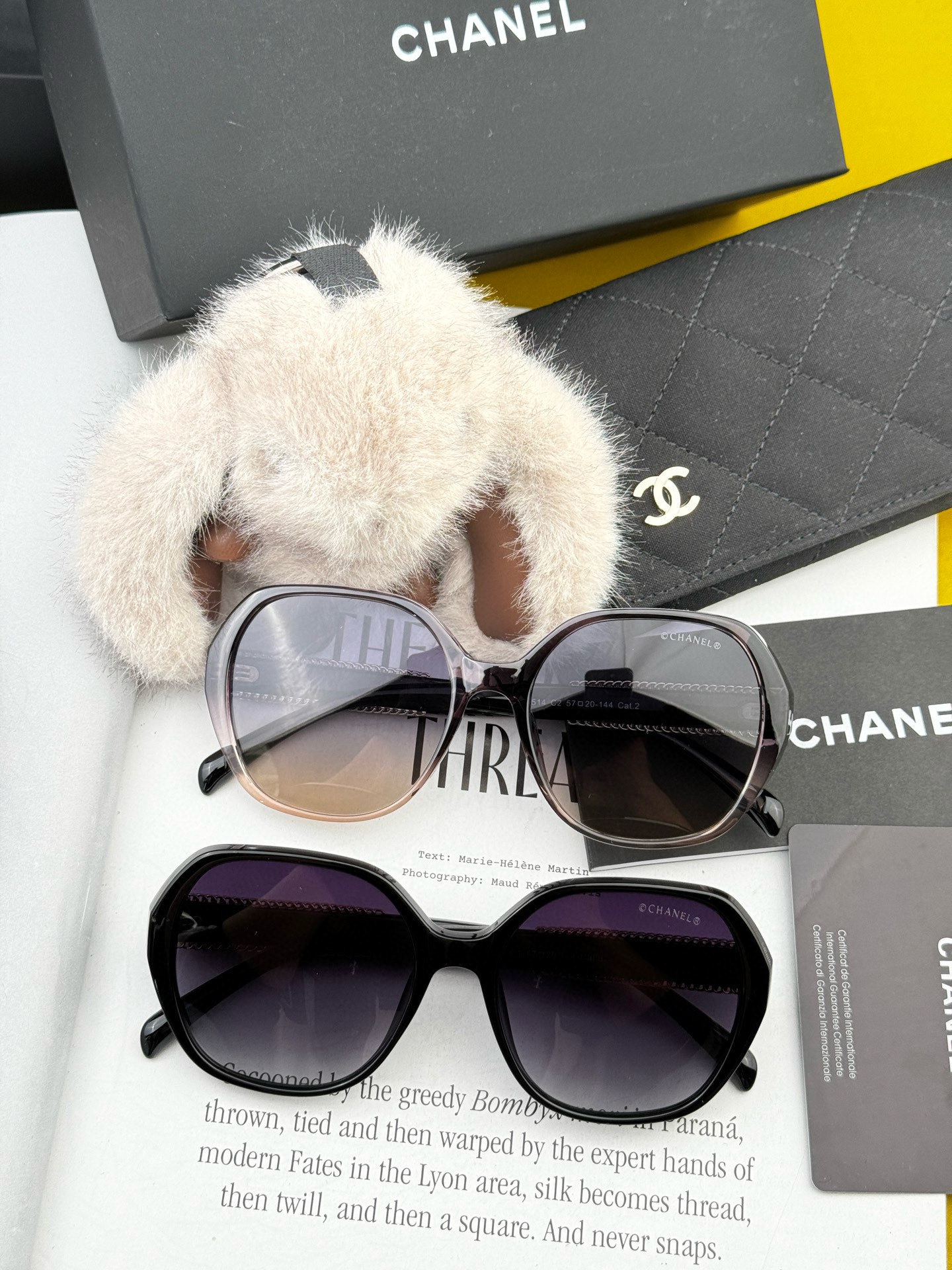  【CHANEL】香奈儿 2025新款山茶花潮流爆款 时尚圆框高清偏光太阳镜 佩戴舒适 网红潮款墨镜  