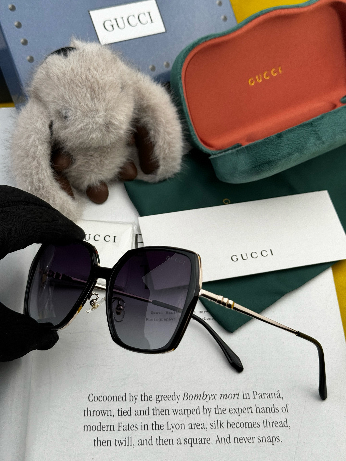  🔺 【GUCCI-偏光太阳镜】2025开春新款 潮流爆款 时尚圆框偏光太阳镜 高品质 佩戴舒适 网红潮