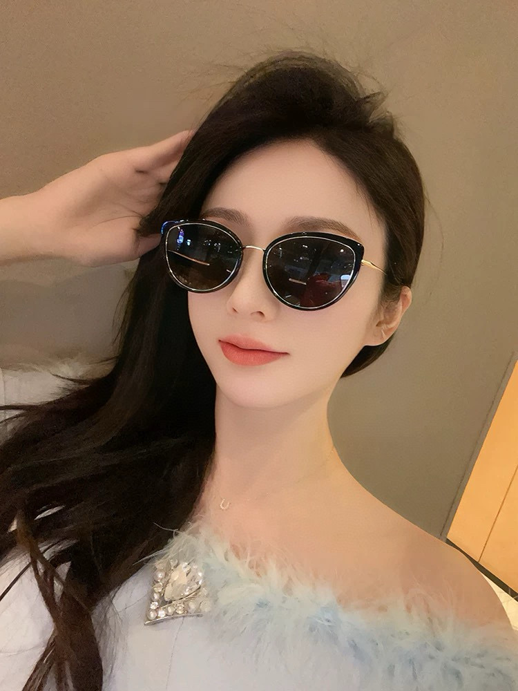  🔺 【GUCCI-偏光太阳镜】2025开春新款 潮流爆款 时尚圆框偏光太阳镜 高品质 佩戴舒适 网红潮