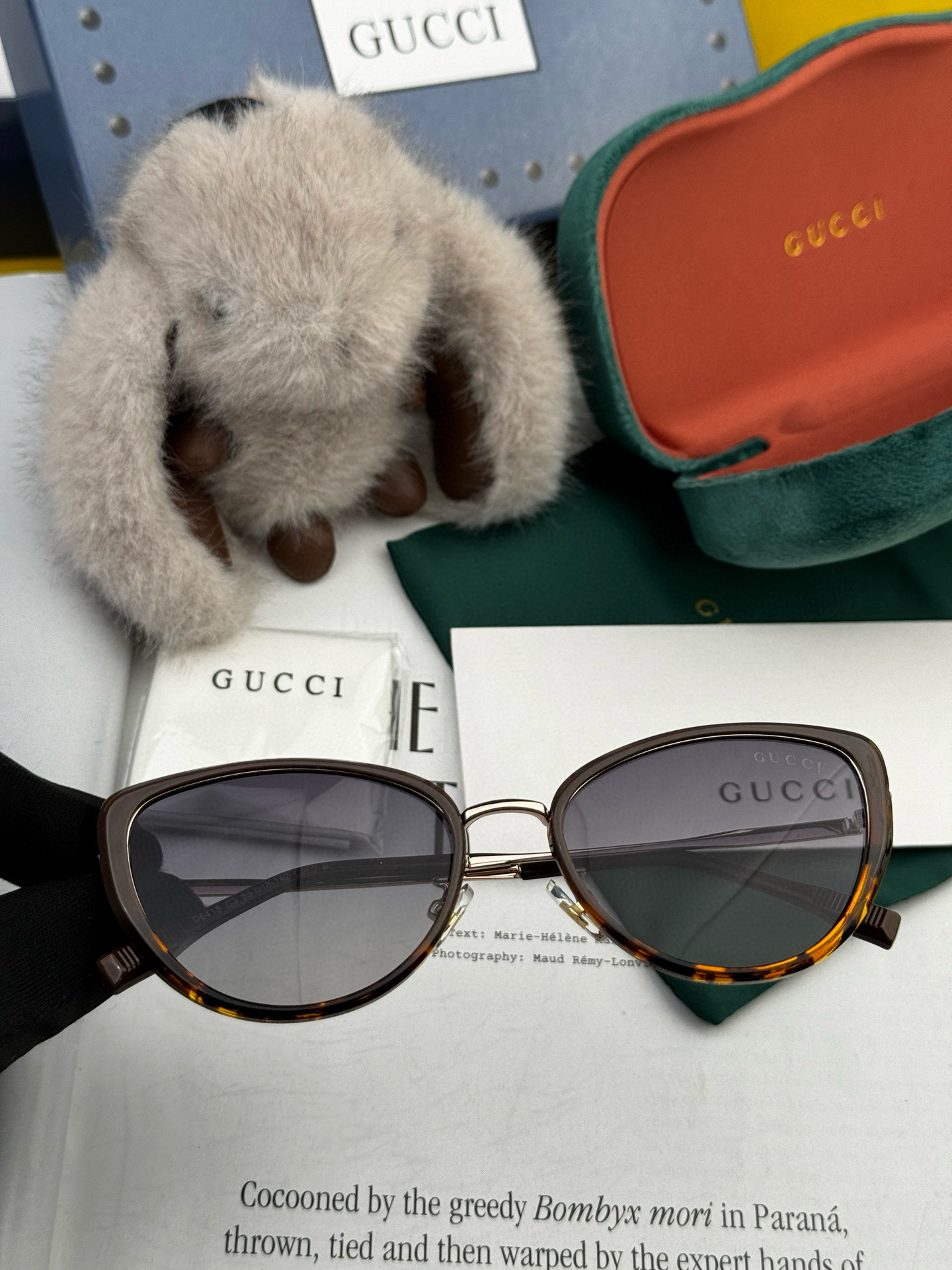  🔺 【GUCCI-偏光太阳镜】2025开春新款 潮流爆款 时尚圆框偏光太阳镜 高品质 佩戴舒适 网红潮