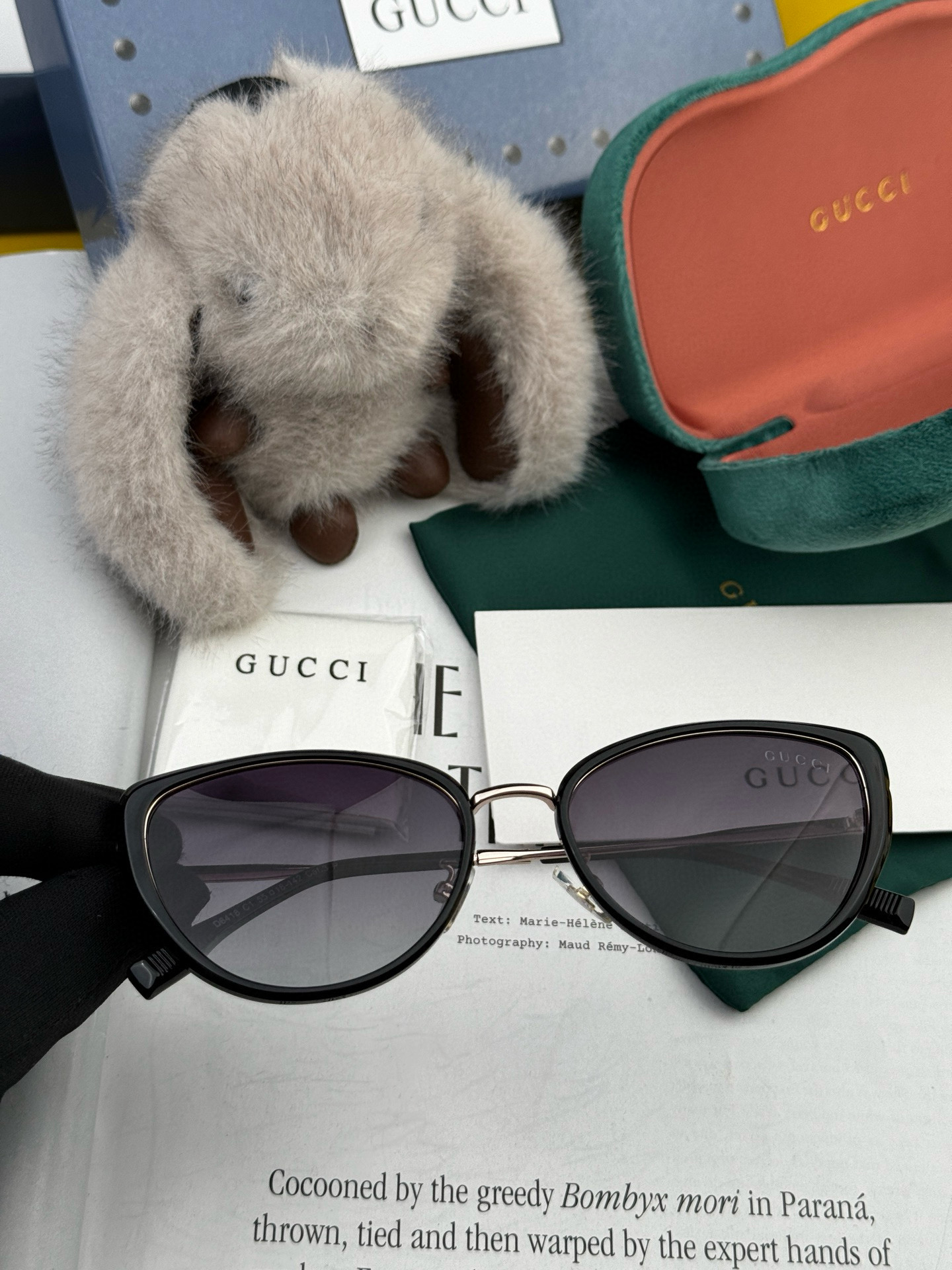  🔺 【GUCCI-偏光太阳镜】2025开春新款 潮流爆款 时尚圆框偏光太阳镜 高品质 佩戴舒适 网红潮