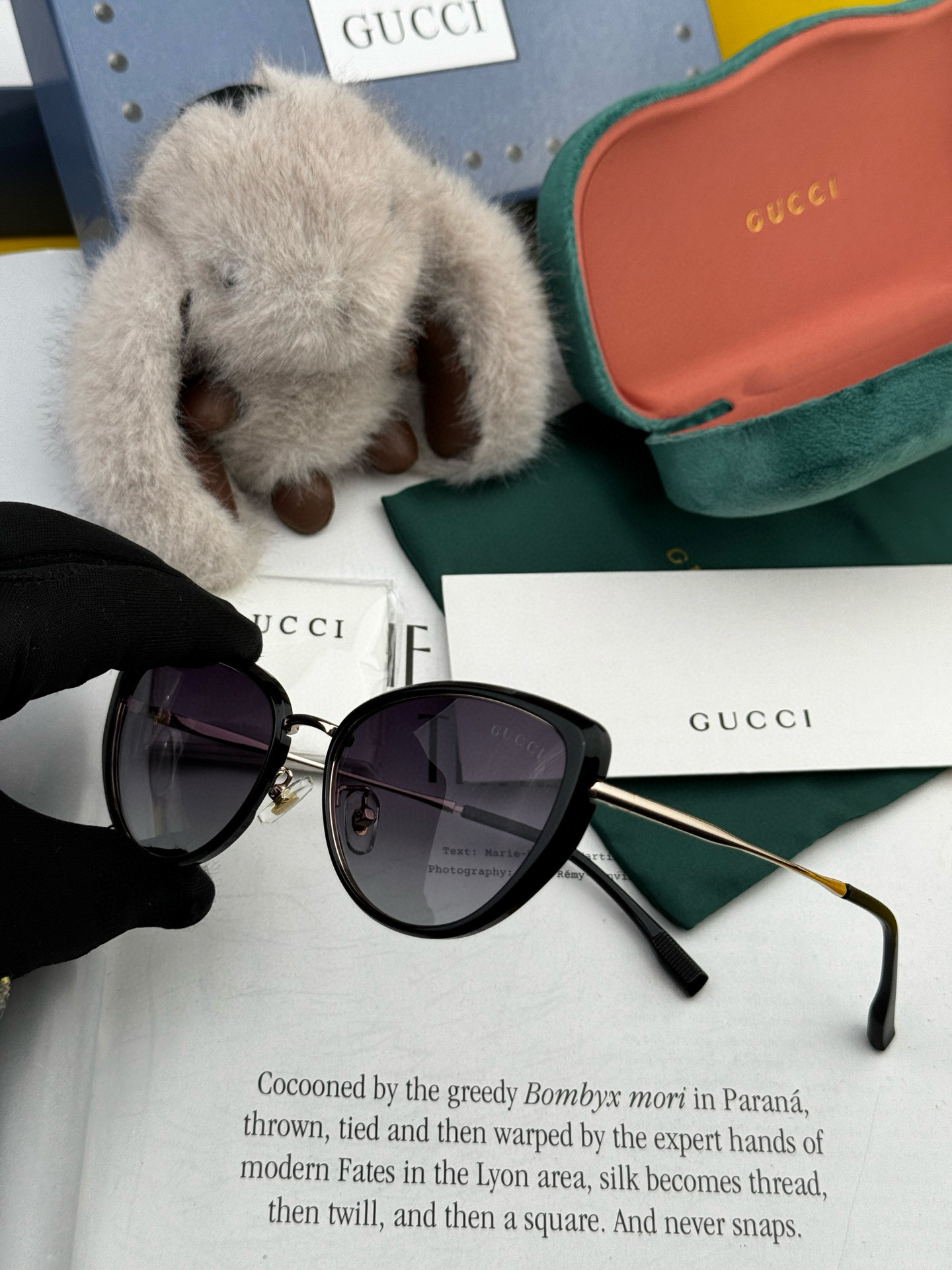  🔺 【GUCCI-偏光太阳镜】2025开春新款 潮流爆款 时尚圆框偏光太阳镜 高品质 佩戴舒适 网红潮