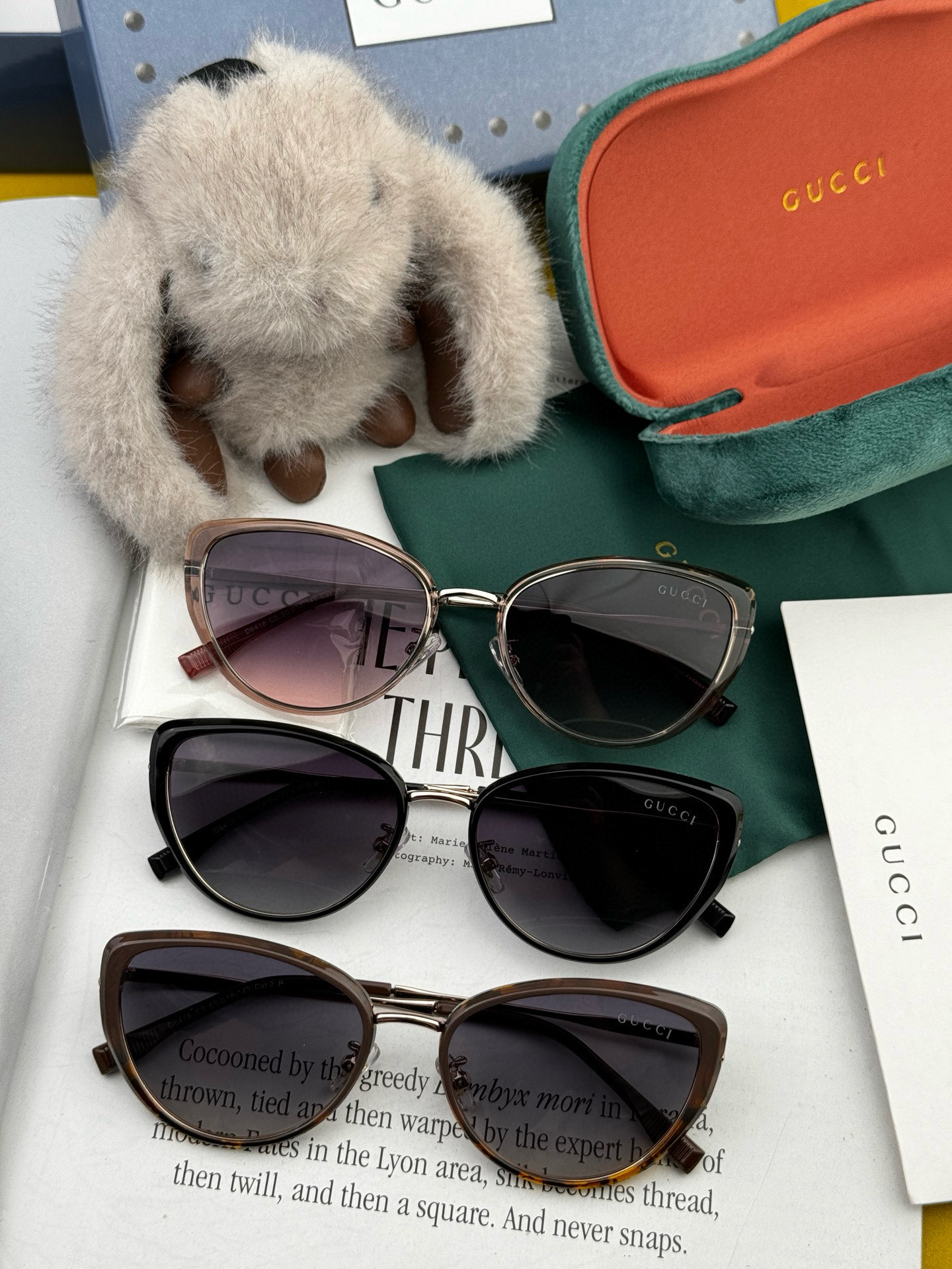  🔺 【GUCCI-偏光太阳镜】2025开春新款 潮流爆款 时尚圆框偏光太阳镜 高品质 佩戴舒适 网红潮