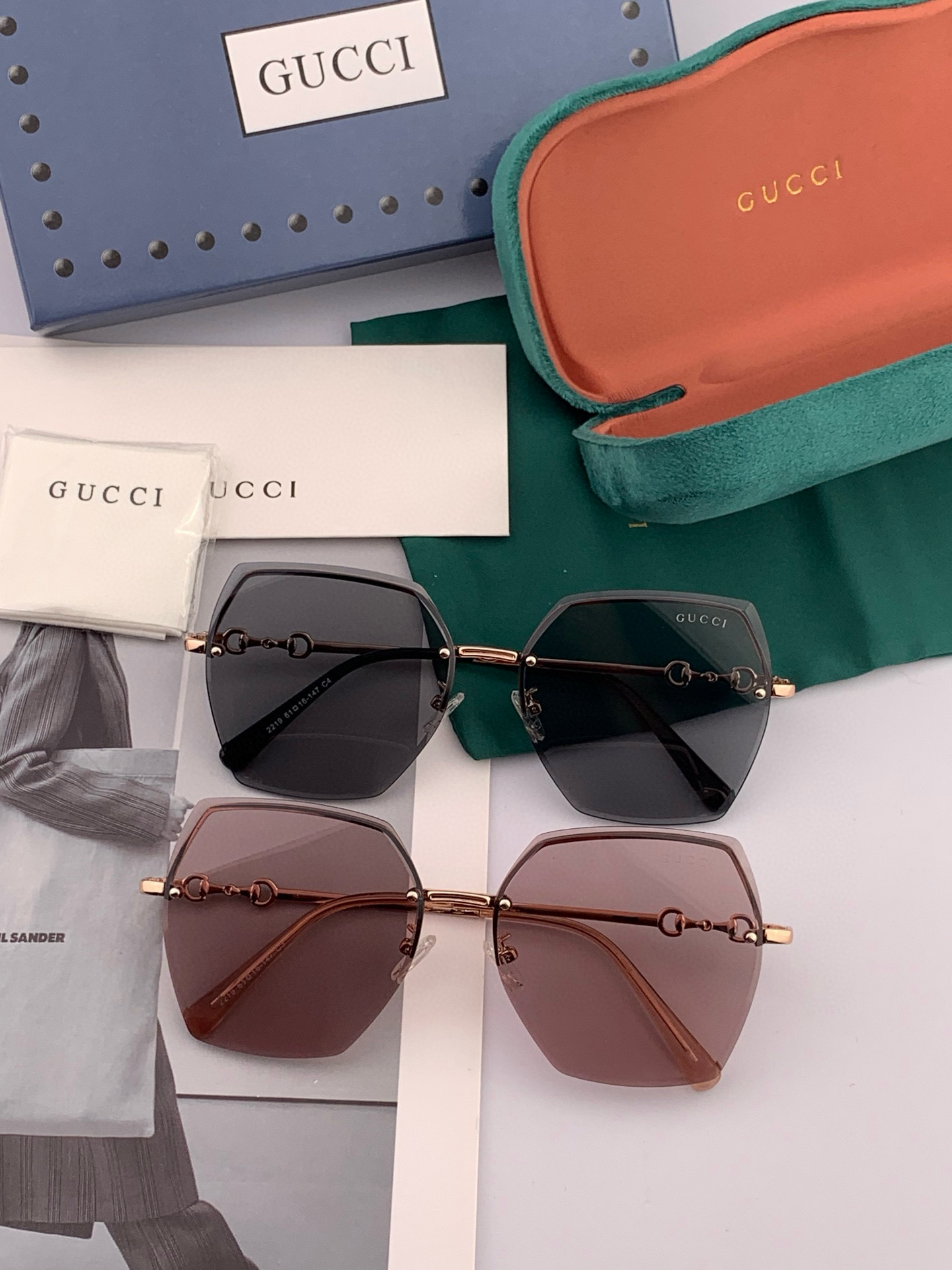  GUCCI-古驰意大利进口🇮🇹2025时尚潮流奢华装饰太阳眼镜 尼龙偏光高清太阳镜明星海报款 超高复杂