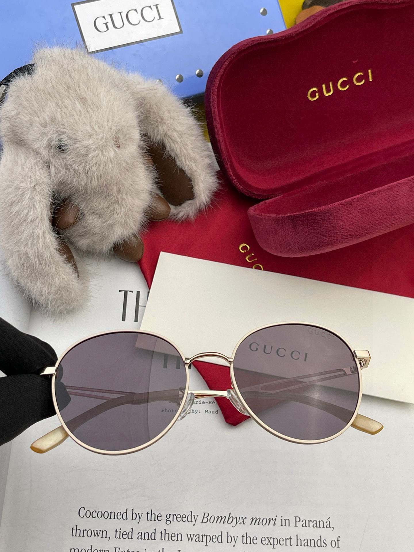  GUCCI 2025开春新款 最新款圆框太阳镜 各路网红纷纷带起气场满分‼️ 俏皮甜美.上脸效果更佳.
