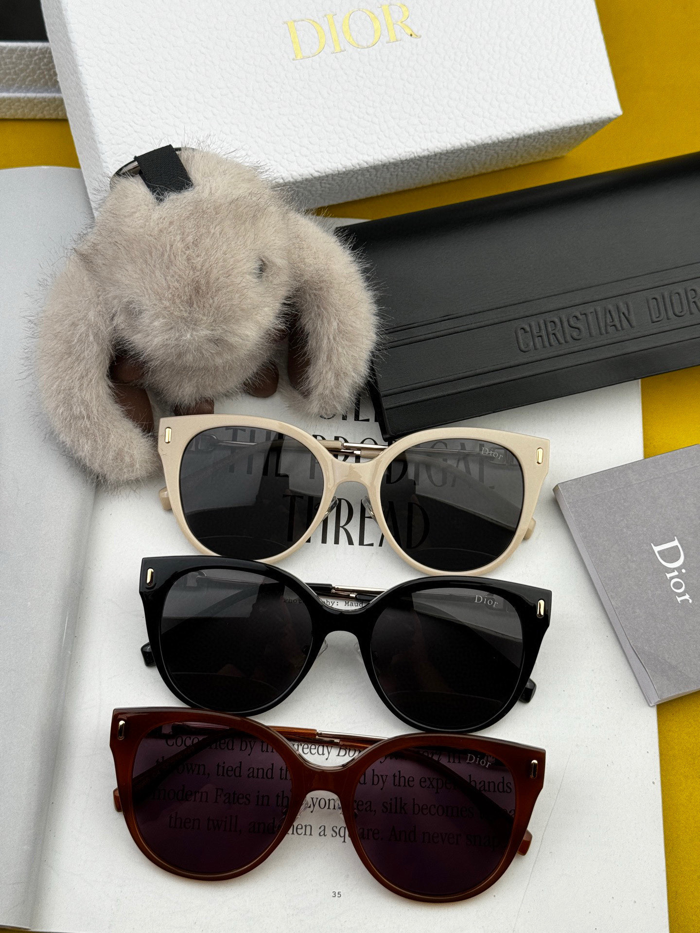   🔺 【DIOR-迪奥】2025开春新款 潮流爆款 时尚圆框偏光太阳镜 高品质 佩戴舒适 网红潮款墨镜
