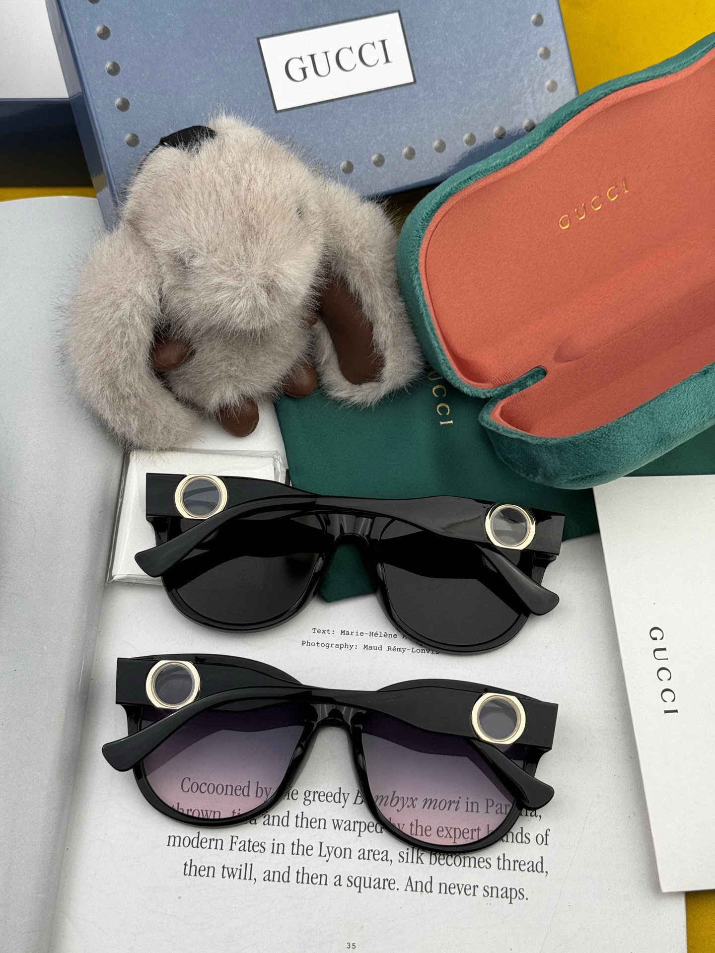 🔺 【GUCCI】2025开春新款 潮流爆款 时尚圆框偏光太阳镜 高品质 佩戴舒适 网红潮款墨镜 女士高