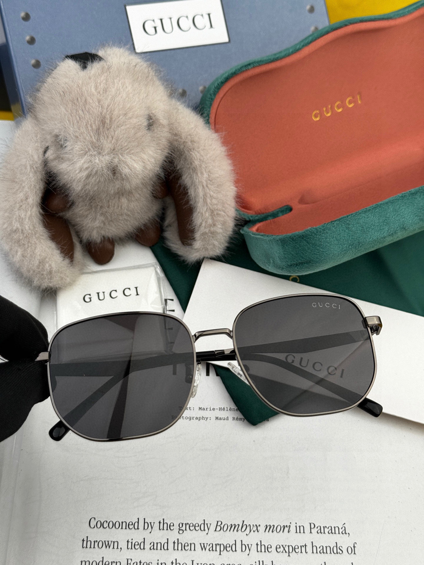   Gucci 🔥  高品质男女款墨镜   👍 进口宝丽来偏光镜片  🔥蛤蟆镜 开车钓鱼都可 🔥百搭显瘦