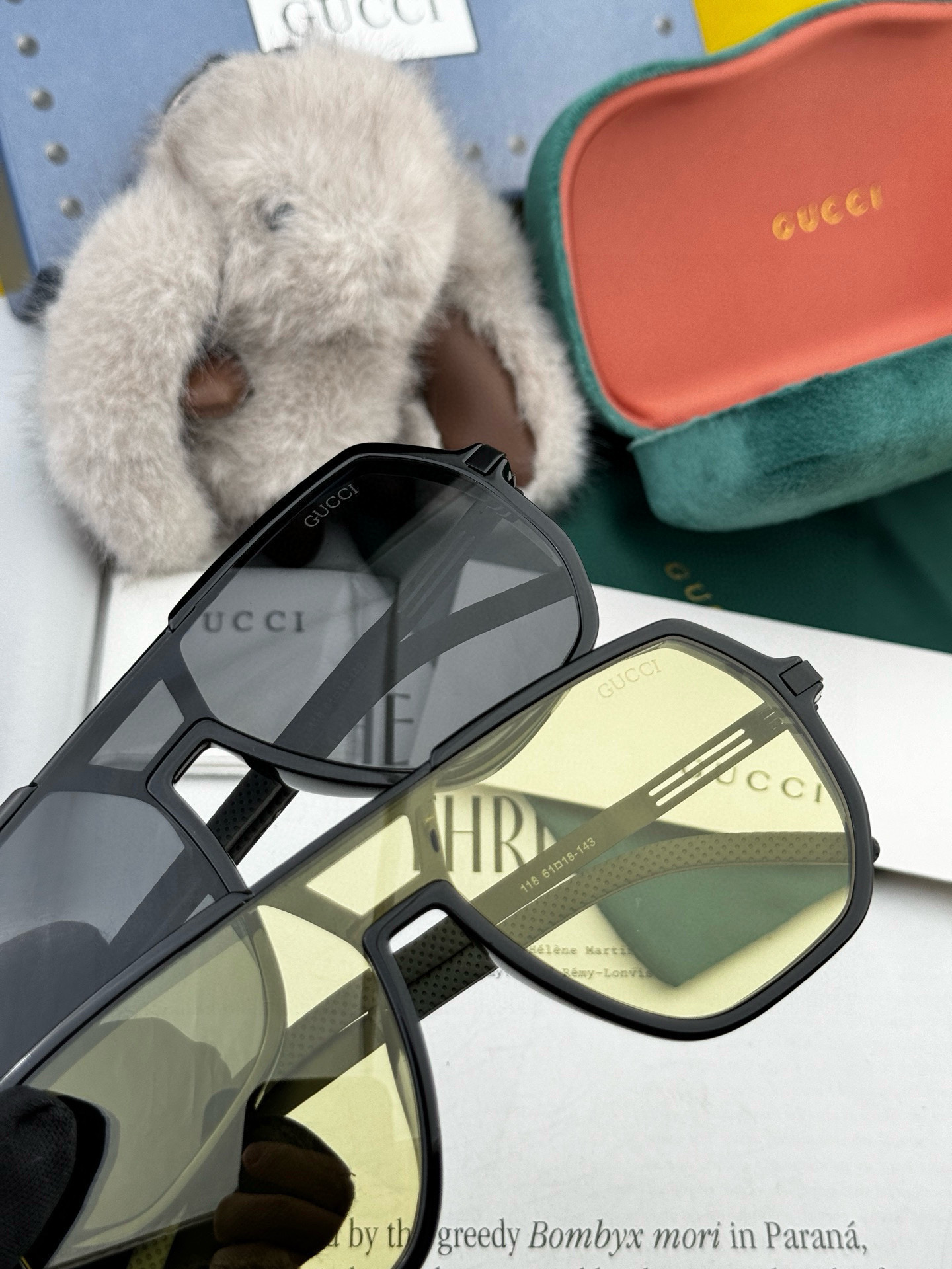 ♦️ GUCCI 2025新款男女情侣款太阳镜多边形墨镜iP电镀永不褪色 超轻超有弹性整幅眼镜无螺丝重要
