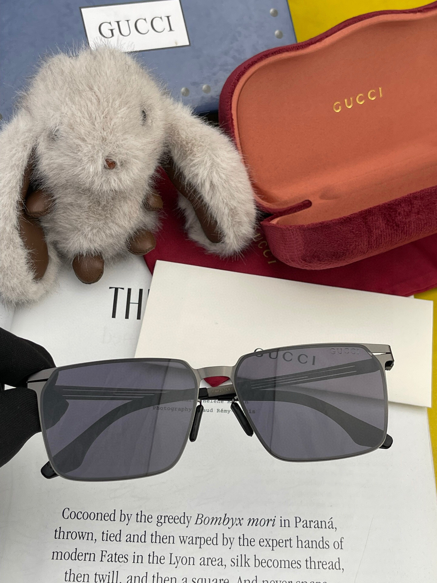   ♦️GUCCI 2025新款男女情侣款太阳镜多边形墨镜i 🉐️电镀永不褪色 超轻超有弹性整幅眼镜无螺