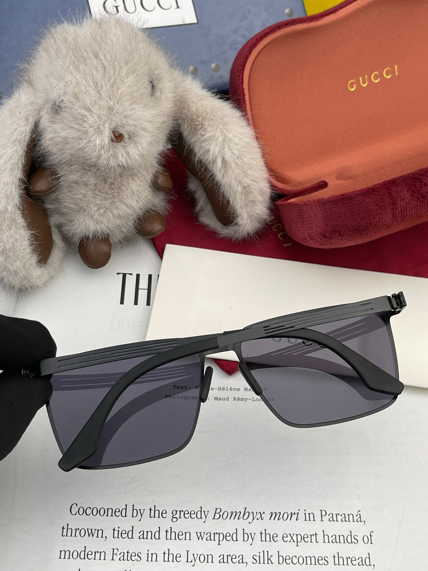   ♦️GUCCI 2025新款男女情侣款太阳镜多边形墨镜i 🉐️电镀永不褪色 超轻超有弹性整幅眼镜无螺