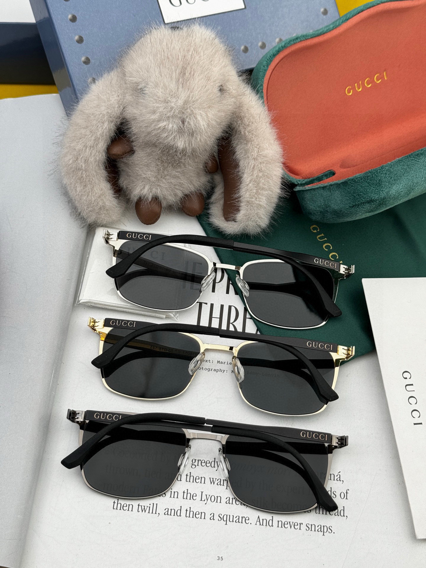 ♦️GUCCI 2025新款男女情侣款太阳镜多边形墨镜iP电镀永不褪色 超轻超有弹性整幅眼镜无螺丝重要的