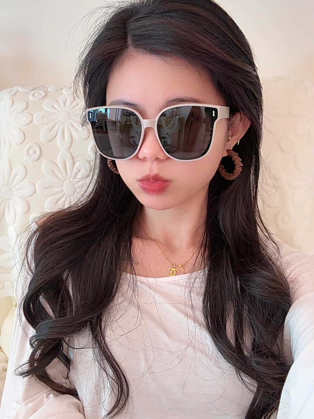 🔺 【GUCCI】2025开春新款 潮流爆款 时尚方框太阳镜 高品质 佩戴舒适 网红潮款墨镜 型号：G7