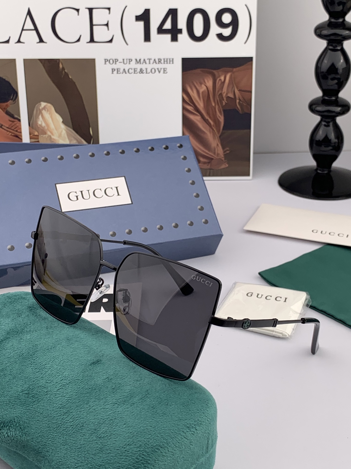   2025新款！新款出货！
女士高清加厚偏光太阳镜🕶️ 🎉💍新款GUCCI偏光太阳镜得意开车驾驶镜时尚