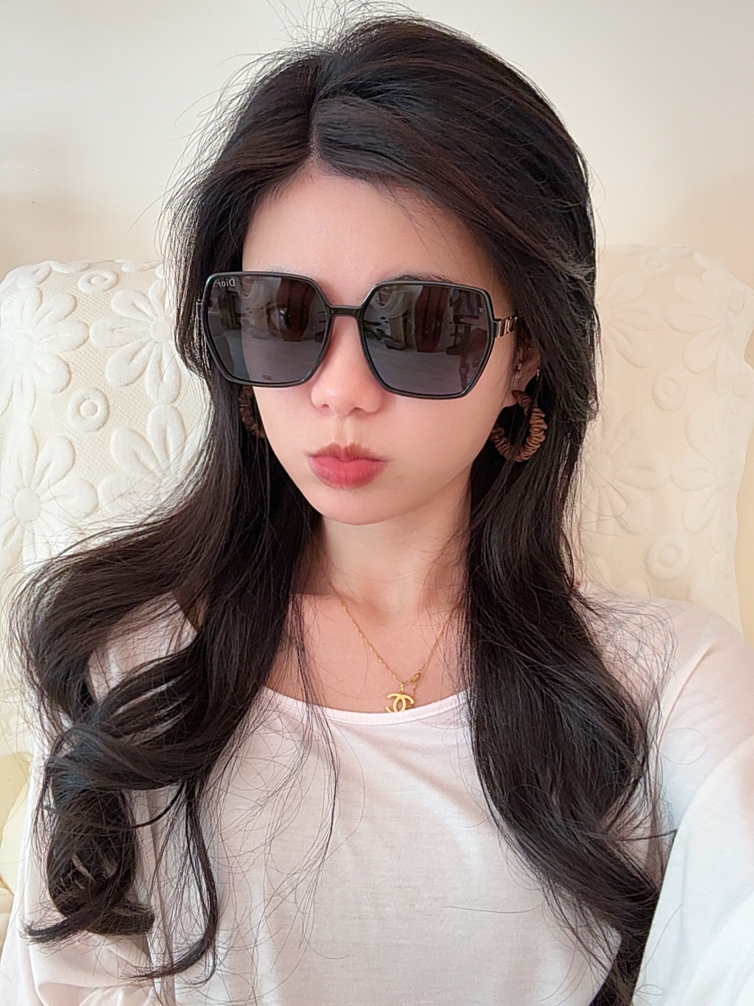  🔺 【DIOR-迪奥】2025开春新款 潮流爆款 时尚方框偏光太阳镜 高品质 佩戴舒适 网红潮款墨镜 