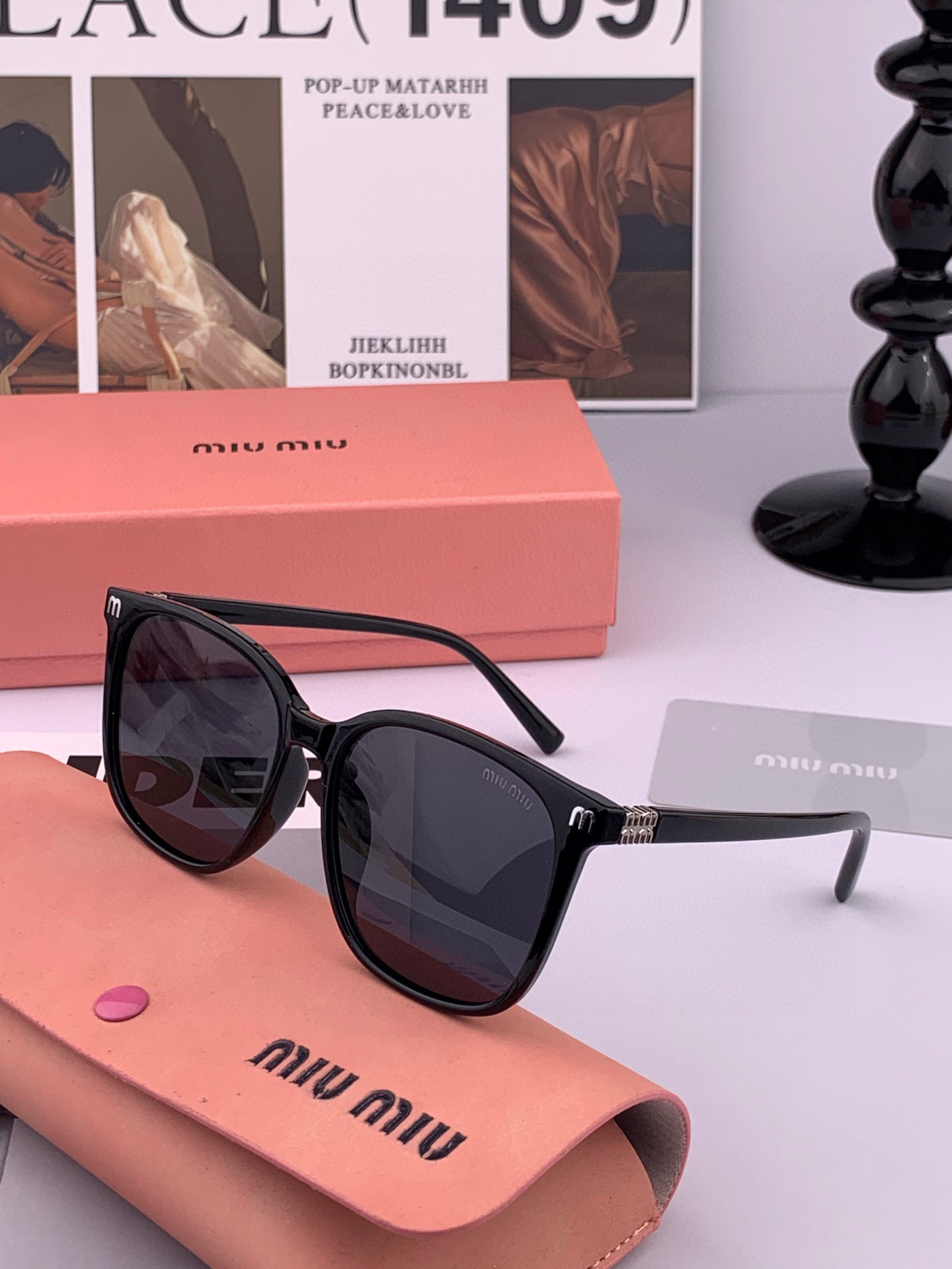   MIUMIU/缪缪🖇🖇2025🌟闪耀新款璀璨登台 ❤❤太阳镜潮品 精致个性设计简约时尚 专柜品质值得