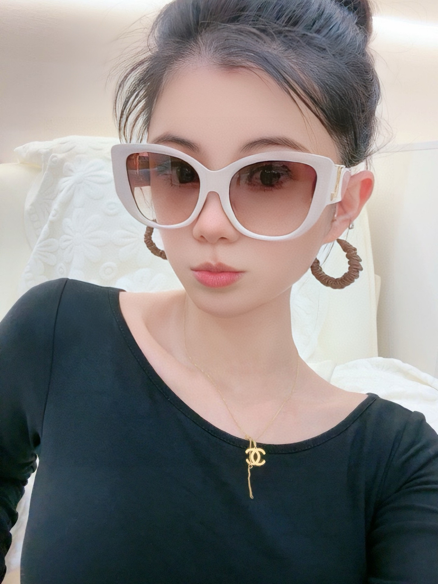   【TR偏光系列】lv大框太阳镜墨镜经典的方框设计，不挑脸型，无论搭配大衣还是连衣裙都非常显气质偏光镜