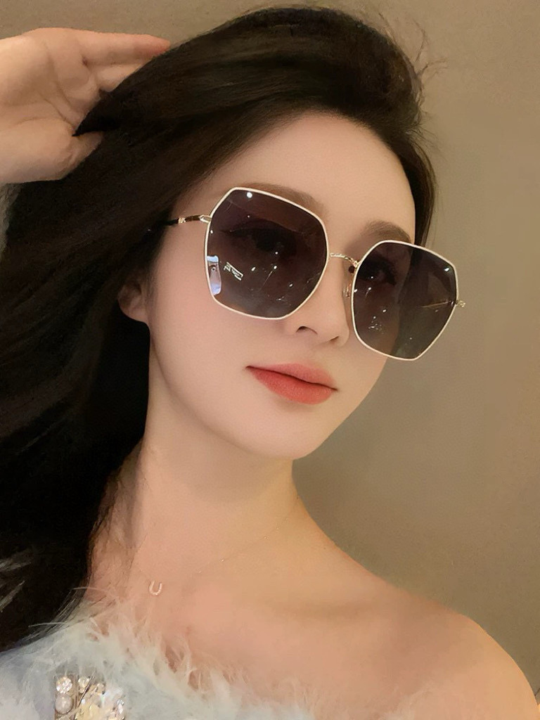  🔺 【GUCCI-偏光太阳镜】2025开春新款 潮流爆款 时尚圆框偏光太阳镜 高品质 佩戴舒适 网红潮