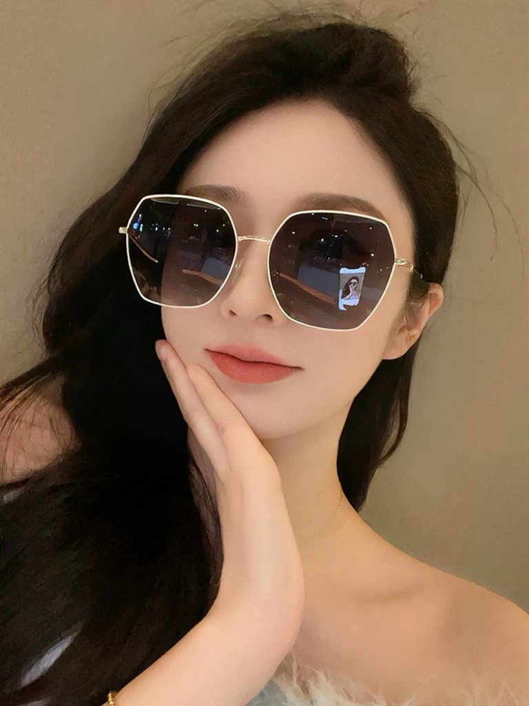  🔺 【GUCCI-偏光太阳镜】2025开春新款 潮流爆款 时尚圆框偏光太阳镜 高品质 佩戴舒适 网红潮